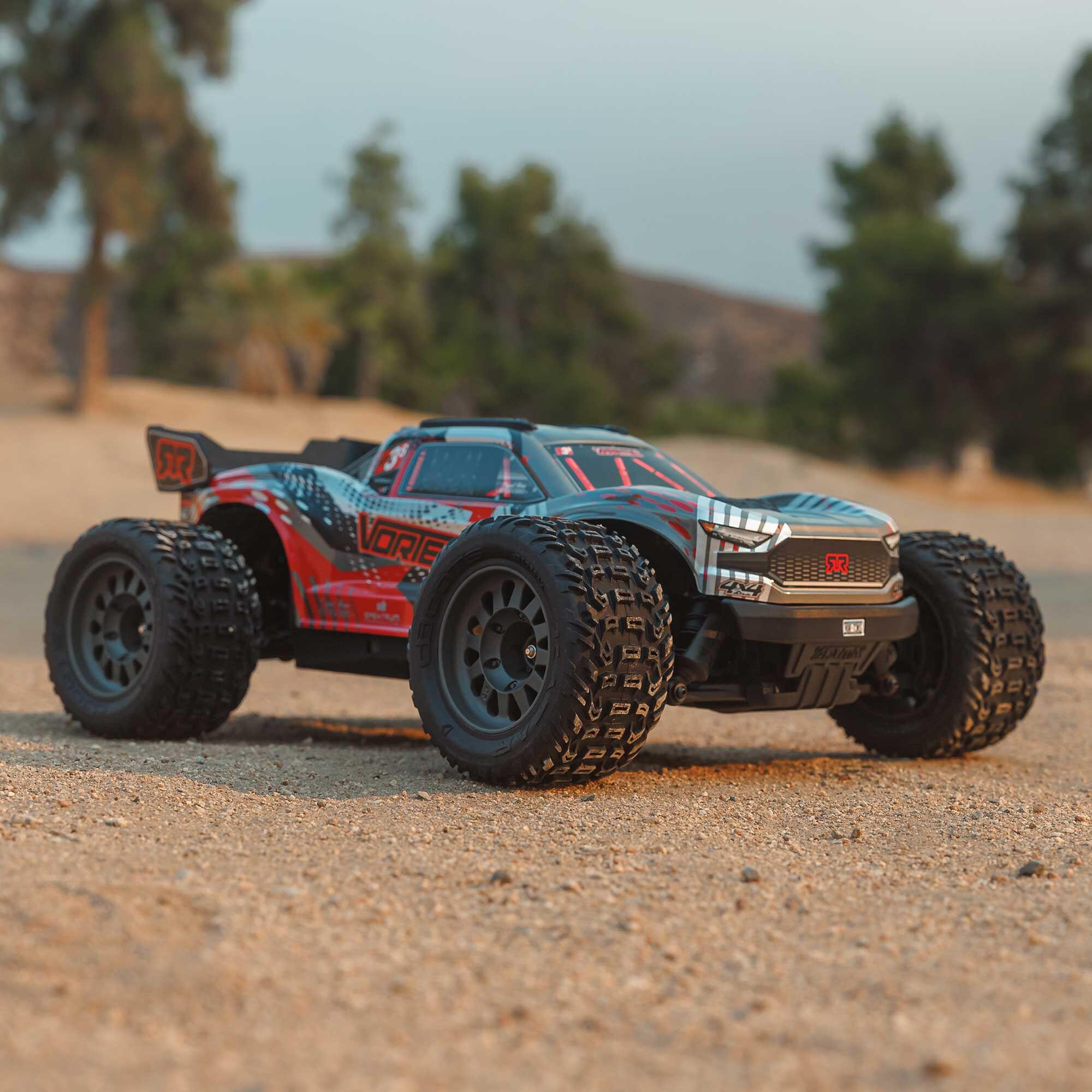 Arrma Vorteks 1/10 223S BLX brushless 4x4 stadium truck RTR rouge - ARA4305V4T1 - Breizh Modélisme.