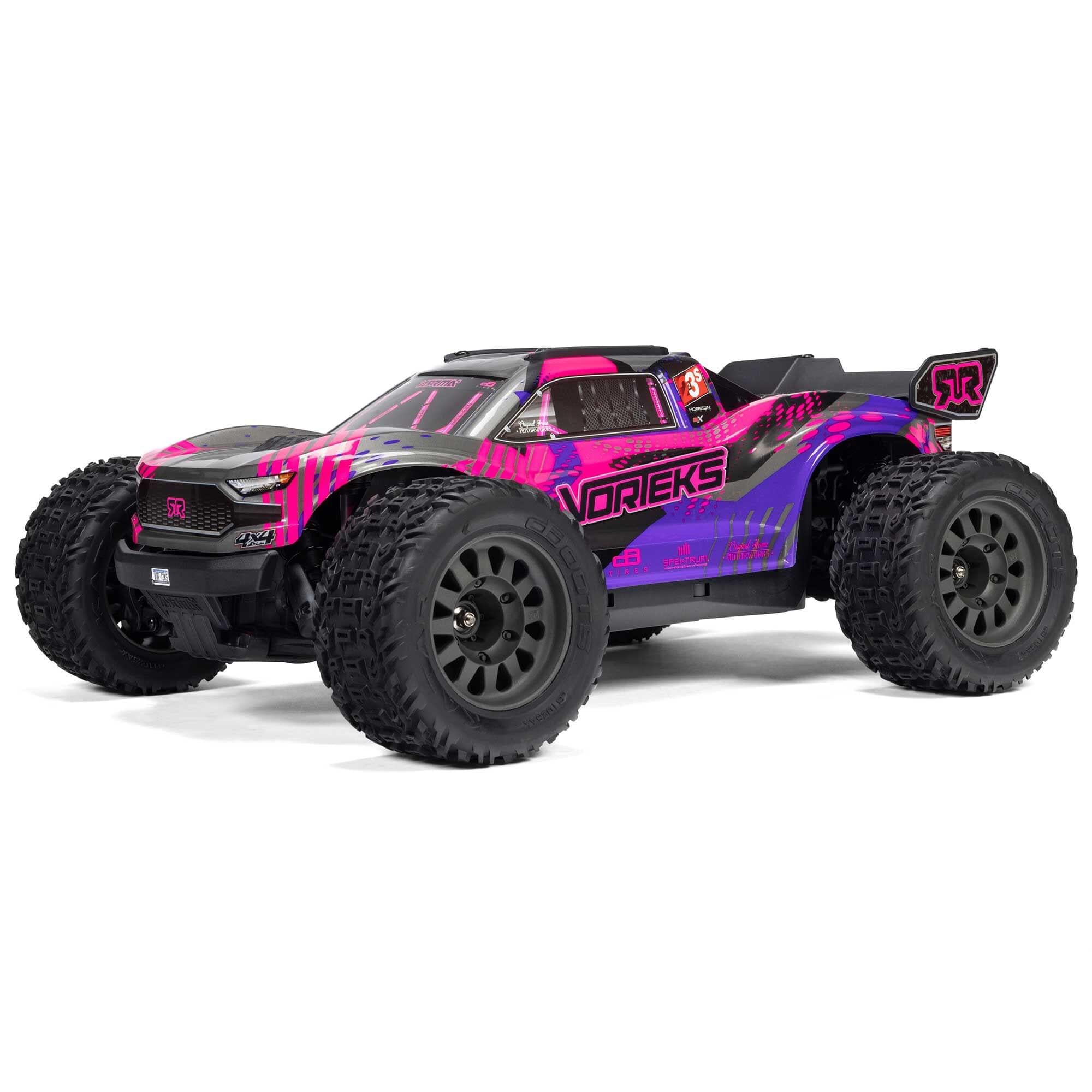 Arrma Vorteks 1/10 223S BLX brushless 4x4 stadium truck RTR violet - ARA4305V4T3 - Breizh Modélisme.