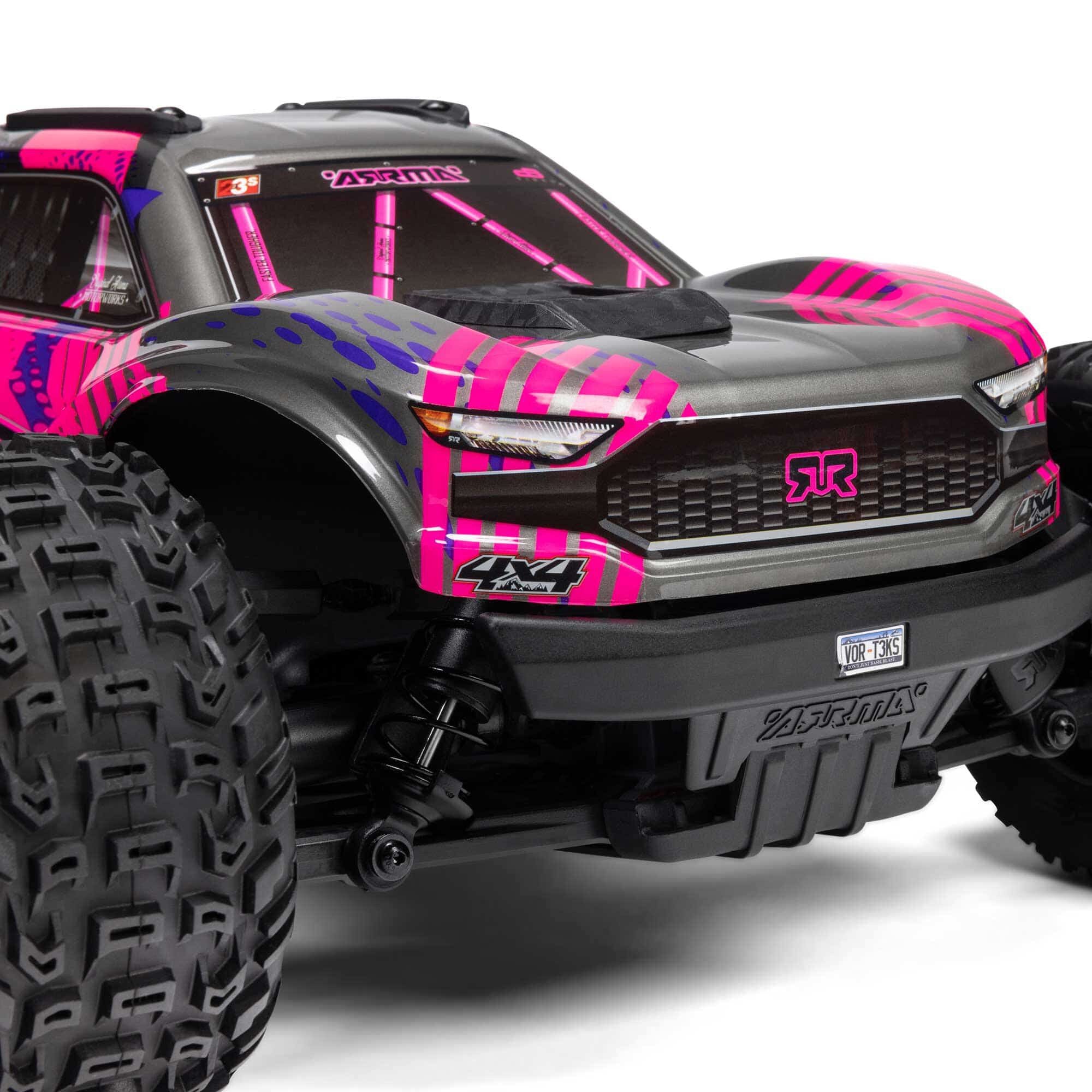 Arrma Vorteks 1/10 223S BLX brushless 4x4 stadium truck RTR violet - ARA4305V4T3 - Breizh Modélisme.