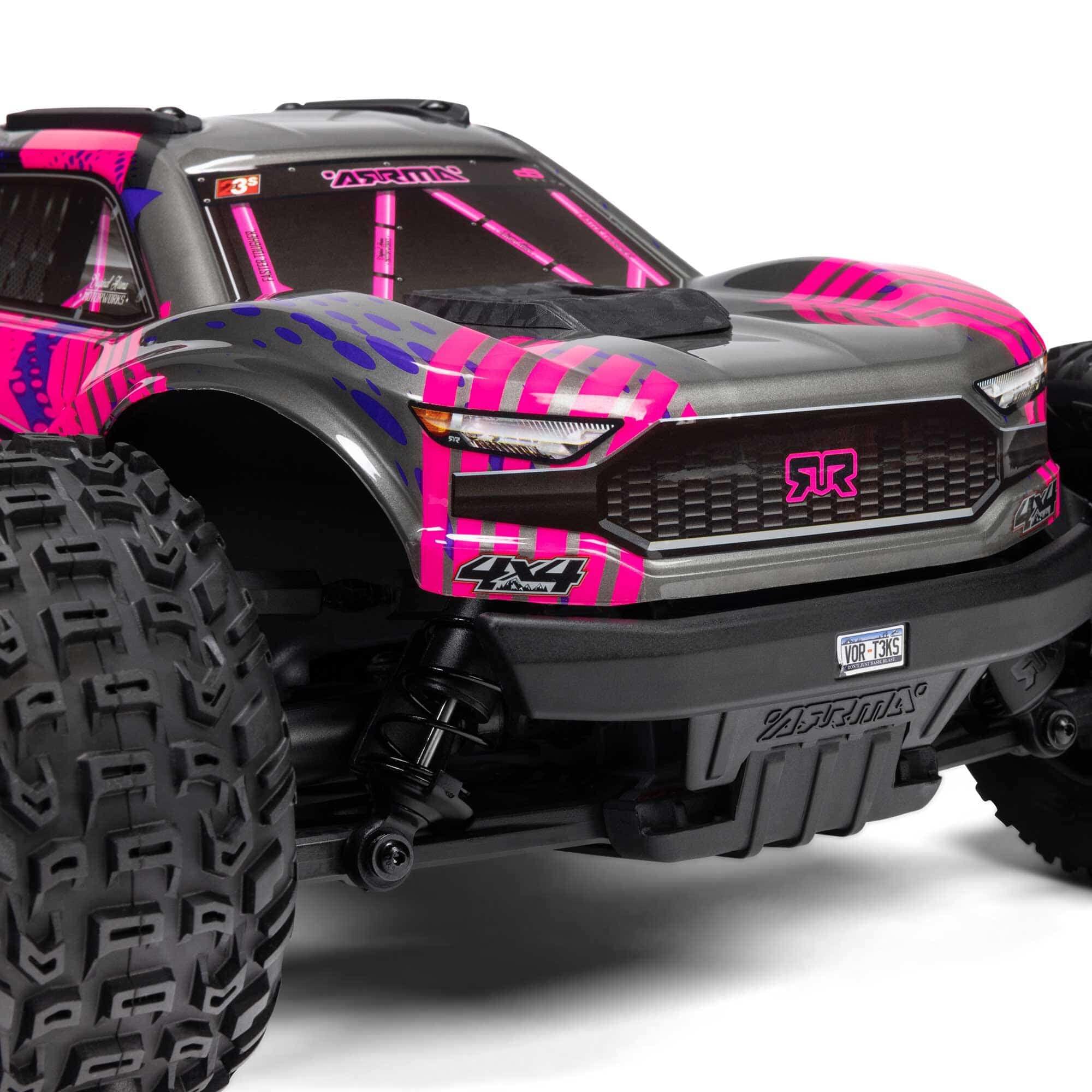 Arrma Vorteks 1/10 223S BLX brushless 4x4 stadium truck RTR violet - ARA4305V4T3 - Breizh Modélisme.