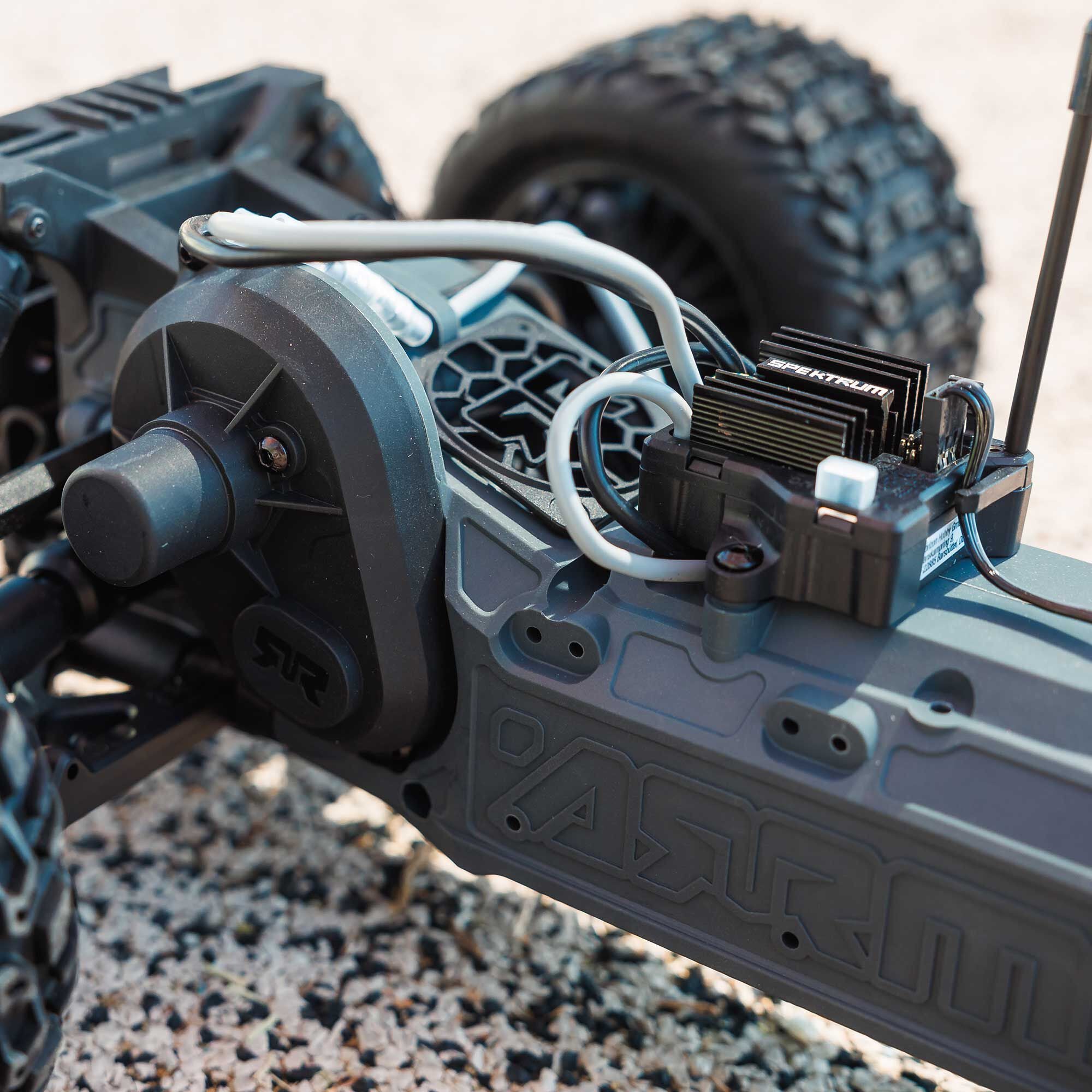 Arrma Vorteks Mega 550 2WD RTR stadium truck 1/10 bleu/rose - ARA3205T1 - Breizh Modélisme.