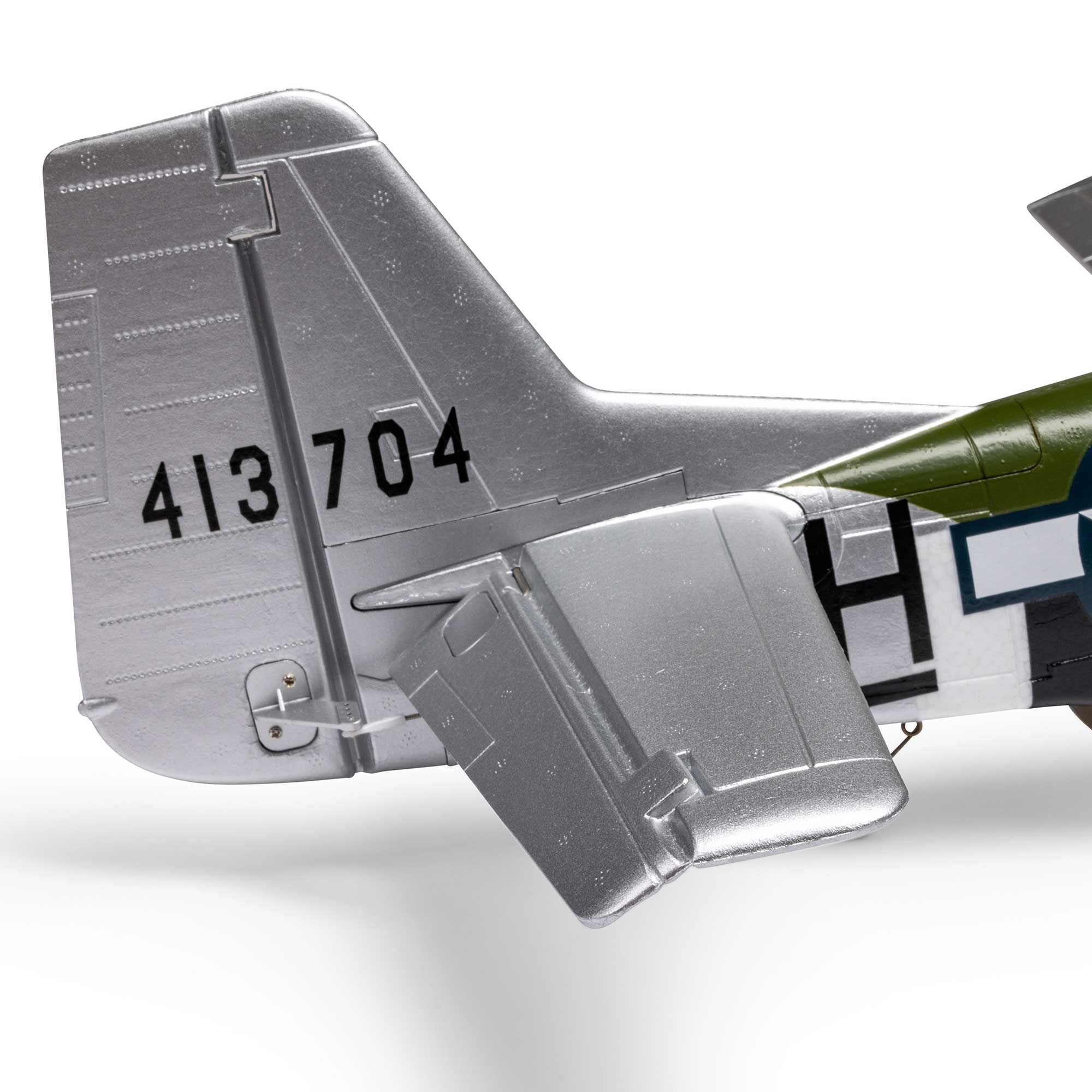 Avion E-Flite P-51D Mustang 1,0 m BNF Basic avec AS3X+ et SAFE EFL02650 - Breizh Modélisme.