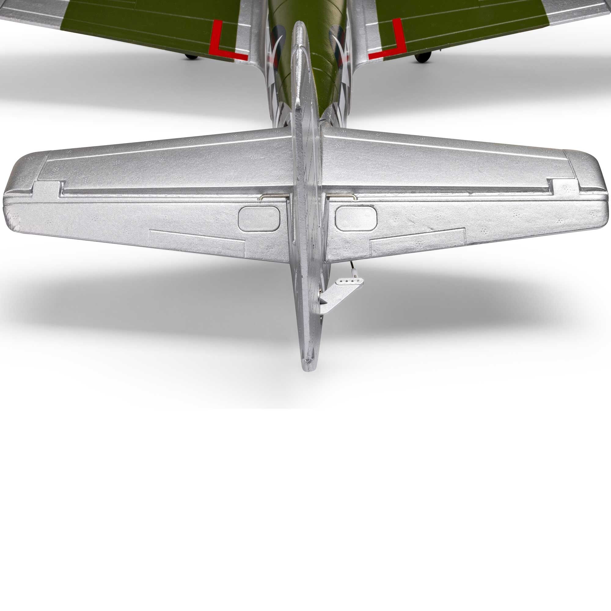 Avion E-Flite P-51D Mustang 1,0 m BNF Basic avec AS3X+ et SAFE EFL02650 - Breizh Modélisme.