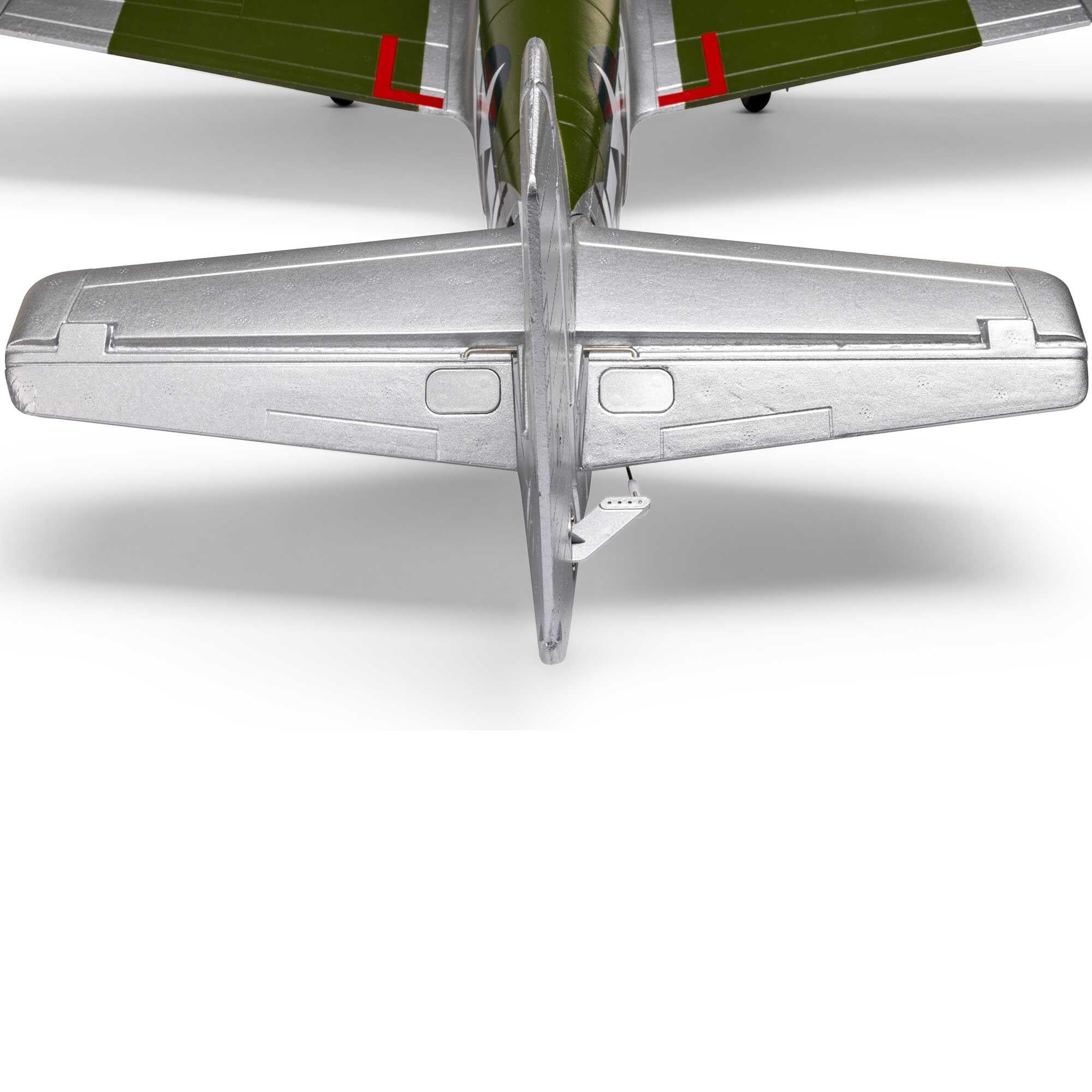 Avion E-Flite P-51D Mustang 1,0 m BNF Basic avec AS3X+ et SAFE EFL02650 - Breizh Modélisme.