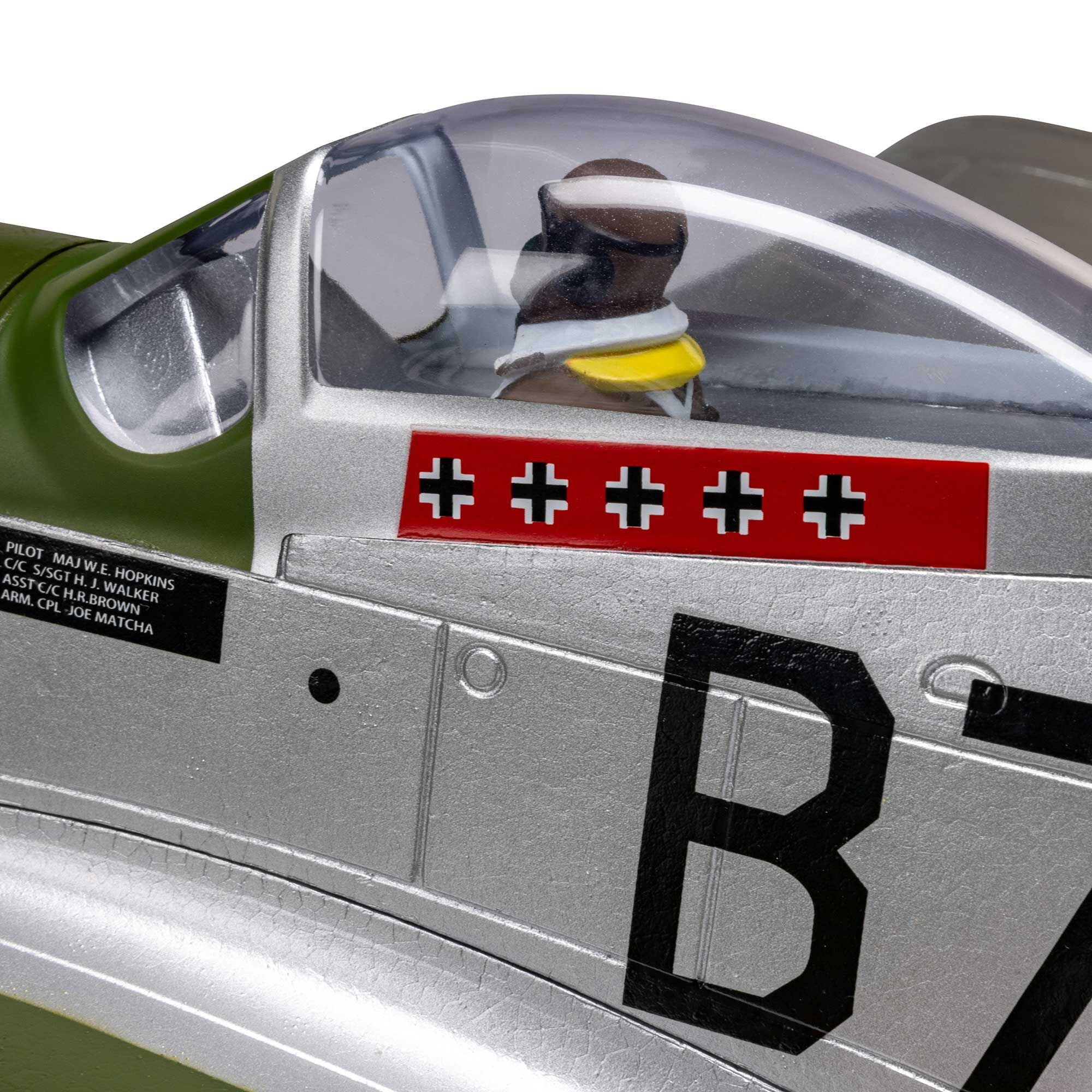 Avion E-Flite P-51D Mustang 1,0 m BNF Basic avec AS3X+ et SAFE EFL02650 - Breizh Modélisme.