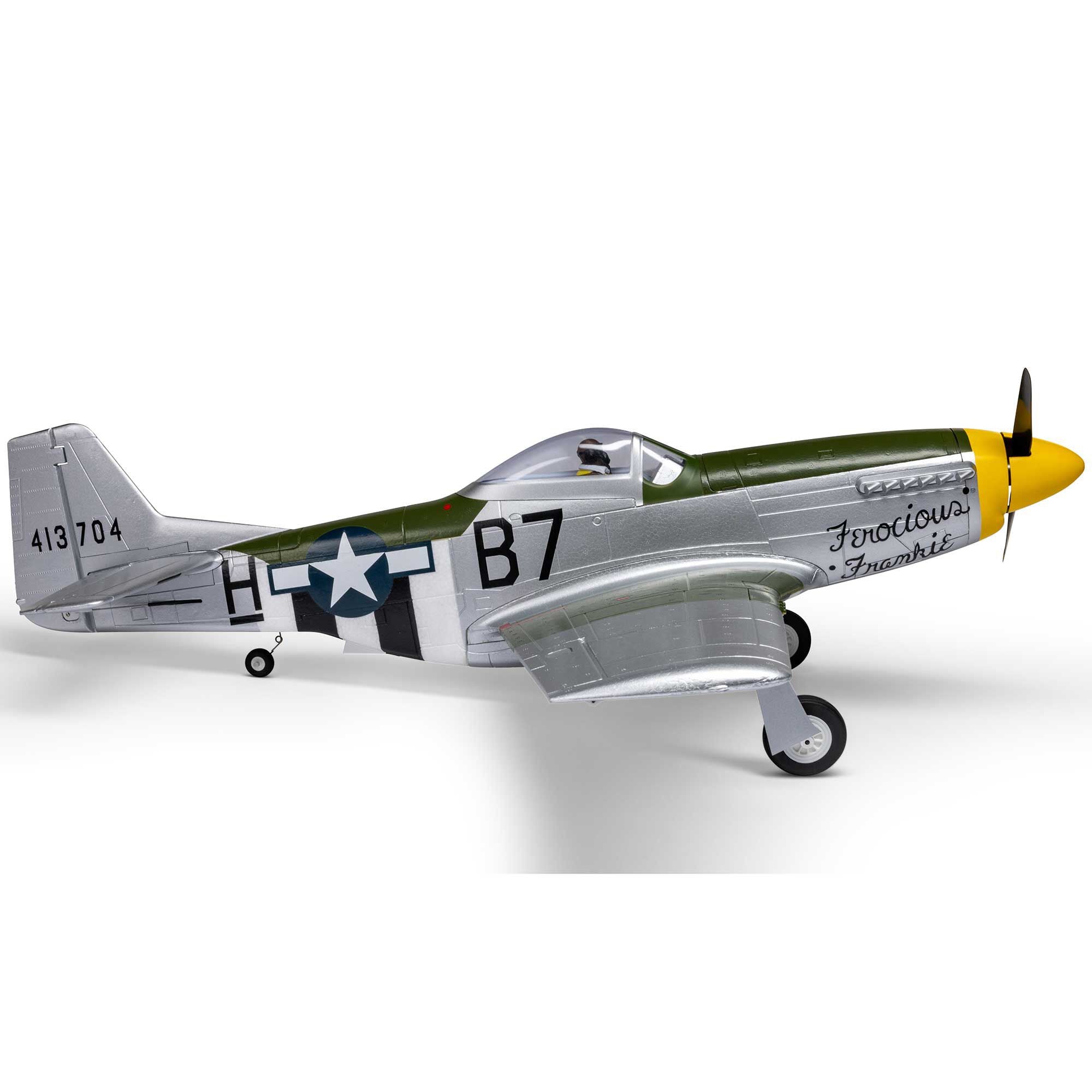 Avion E-Flite P-51D Mustang 1,0 m BNF Basic avec AS3X+ et SAFE EFL02650 - Breizh Modélisme.