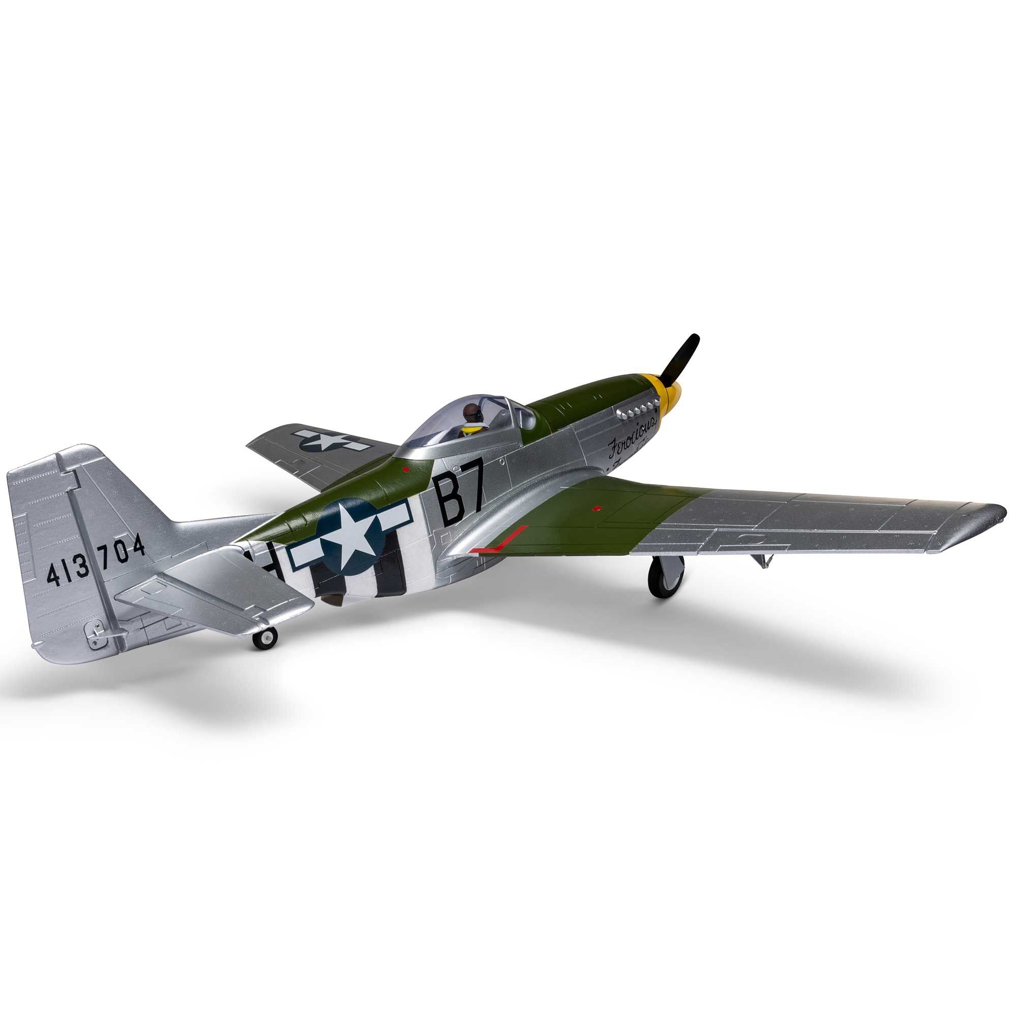 Avion E-Flite P-51D Mustang 1,0 m BNF Basic avec AS3X+ et SAFE EFL02650 - Breizh Modélisme.