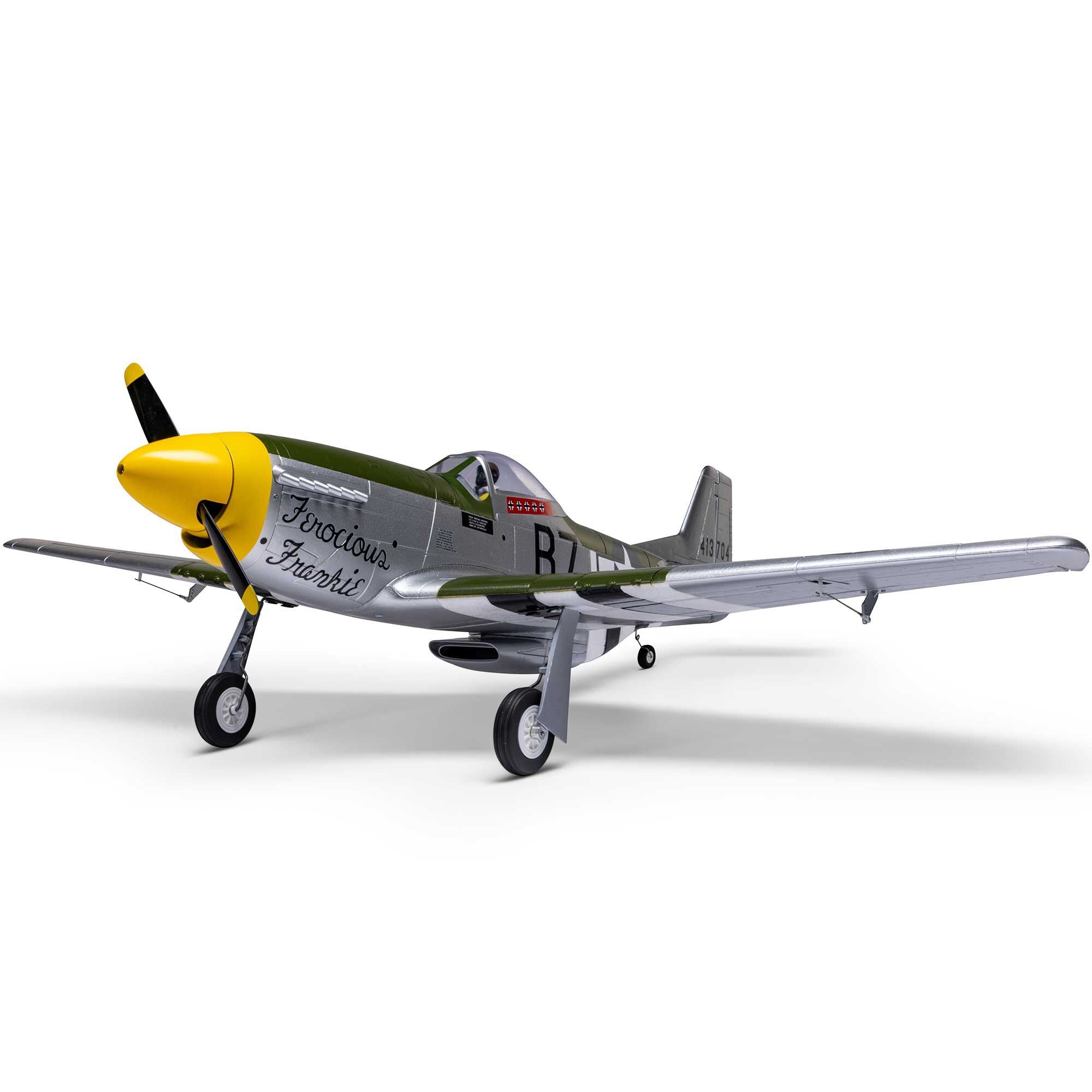 Avion E-Flite P-51D Mustang 1,0 m BNF Basic avec AS3X+ et SAFE EFL02650 - Breizh Modélisme.