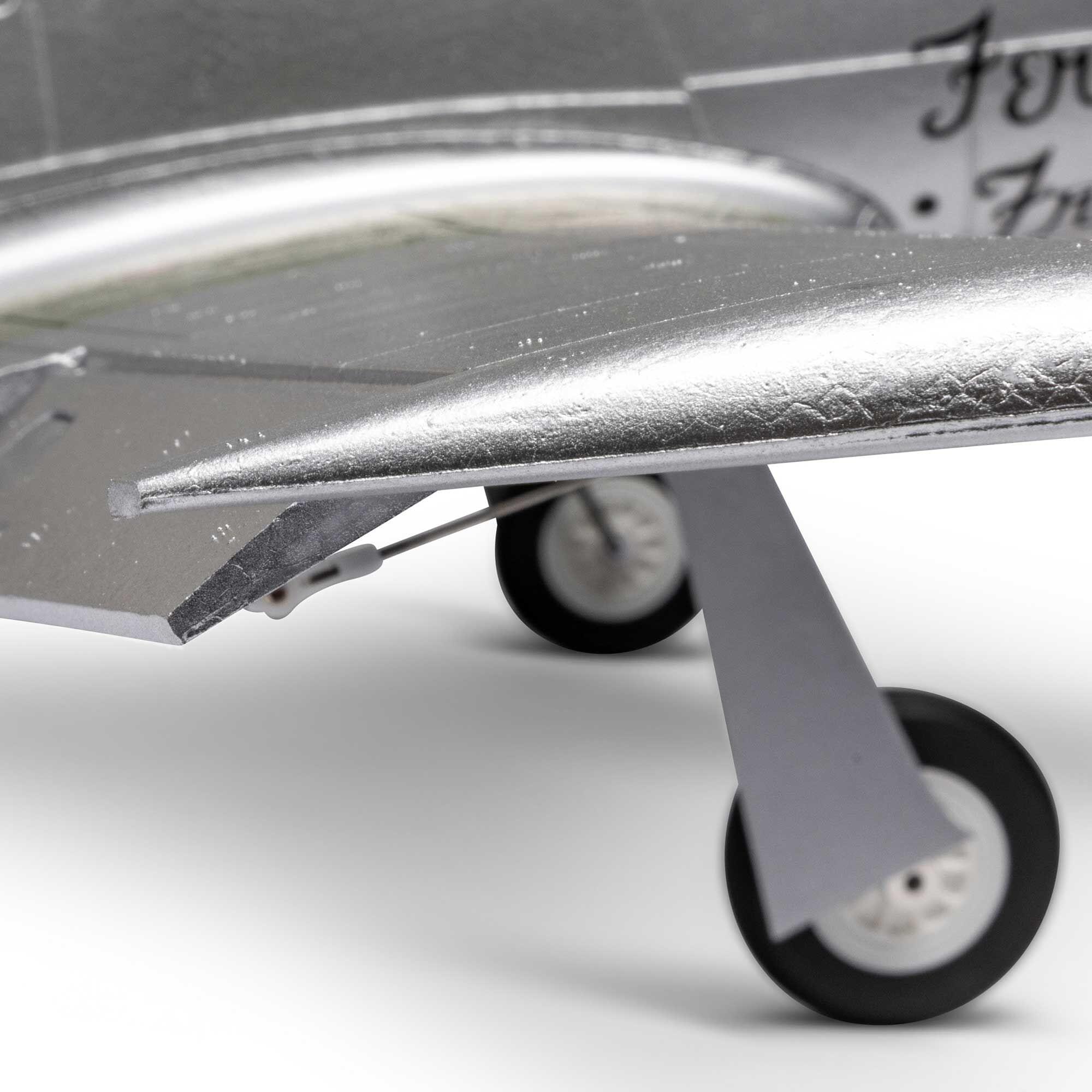 Avion E-Flite P-51D Mustang 1,0 m BNF Basic avec AS3X+ et SAFE EFL02650 - Breizh Modélisme.
