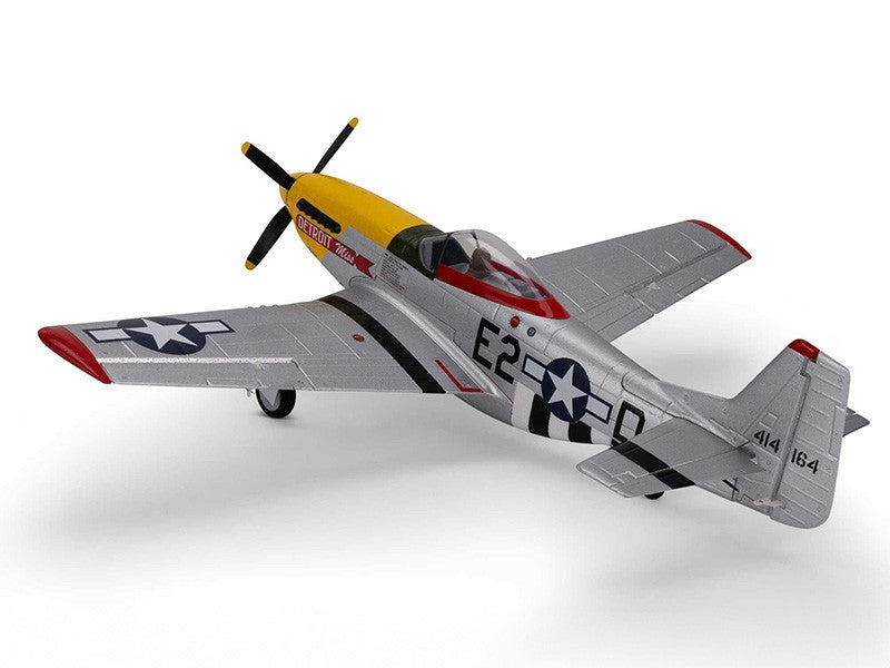 Avion E-FLITE UMX P-51D Mustang Detroit BNF Basic AS3X SAFE EFLU7350 - Breizh Modélisme.