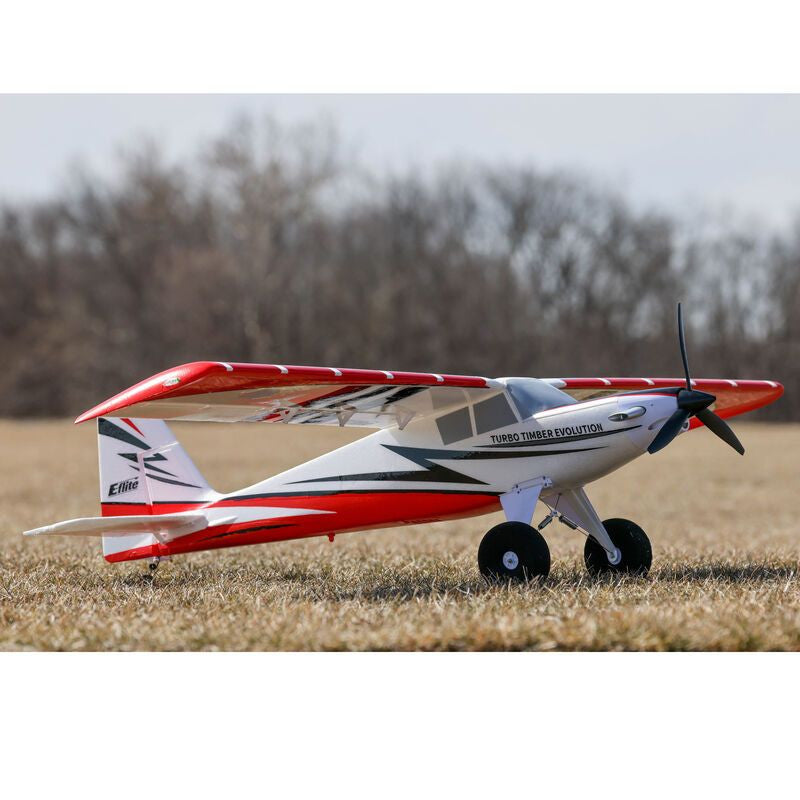 Avion RC Eflite Turbo Timber Evolution 1.5m BNF avec flots tubes - EFL105250B - Breizh Modélisme.