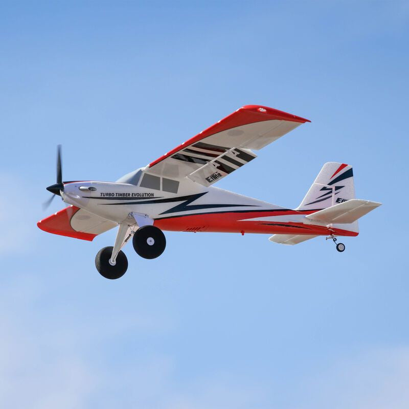 Avion RC Eflite Turbo Timber Evolution 1.5m BNF avec flots tubes - EFL105250B - Breizh Modélisme.