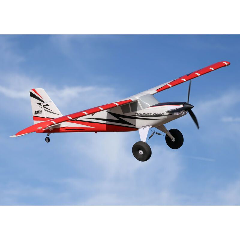 Avion RC Eflite Turbo Timber Evolution 1.5m BNF avec flots tubes - EFL105250B - Breizh Modélisme.