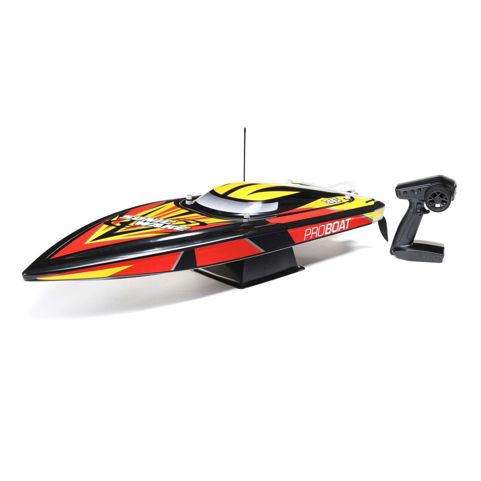Bateau Télécommandé Sonicwake V2 36" Brushless RTR ProBoat PRB08032V2T1" - Breizh Modélisme.