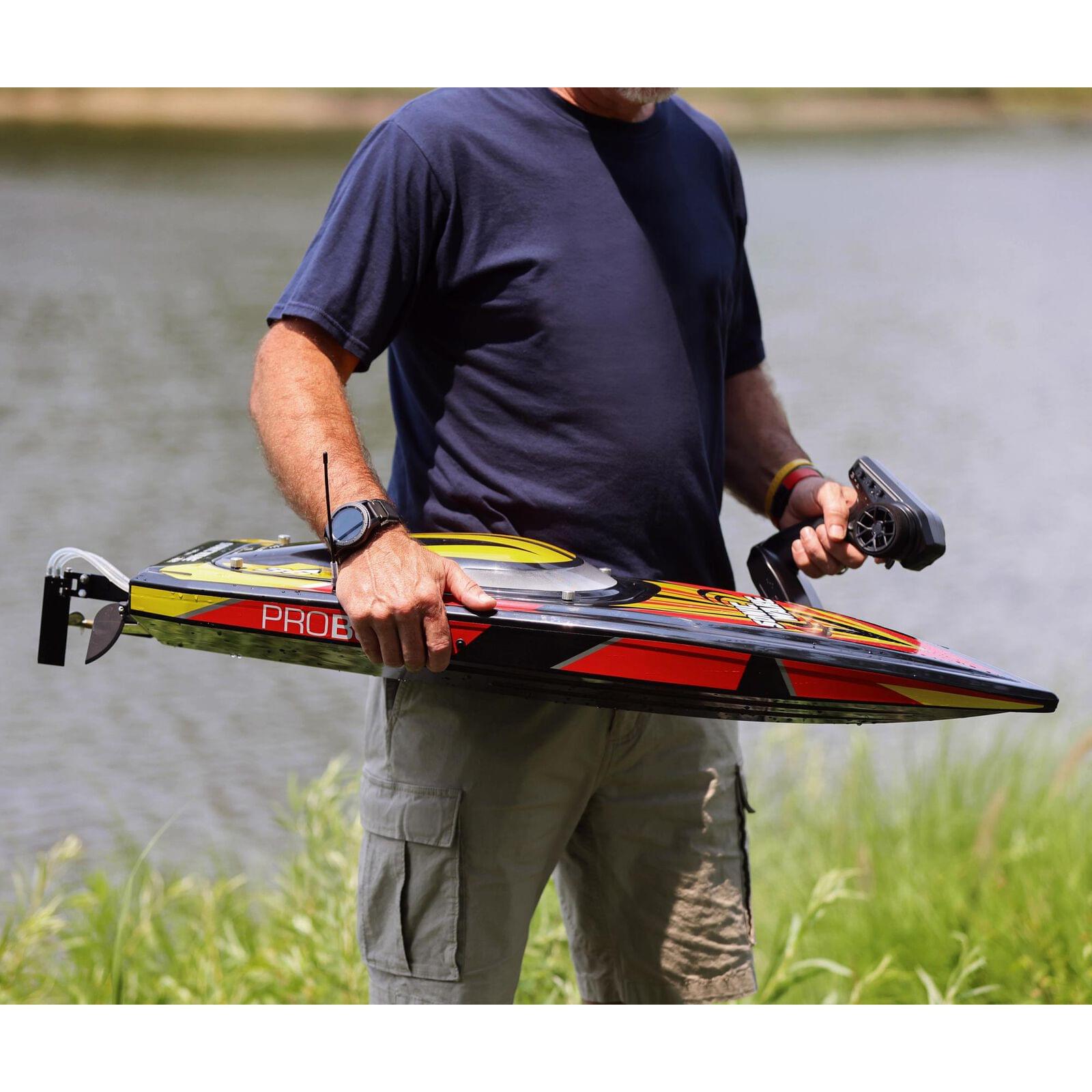 Bateau Télécommandé Sonicwake V2 36" Brushless RTR ProBoat PRB08032V2T1" - Breizh Modélisme.