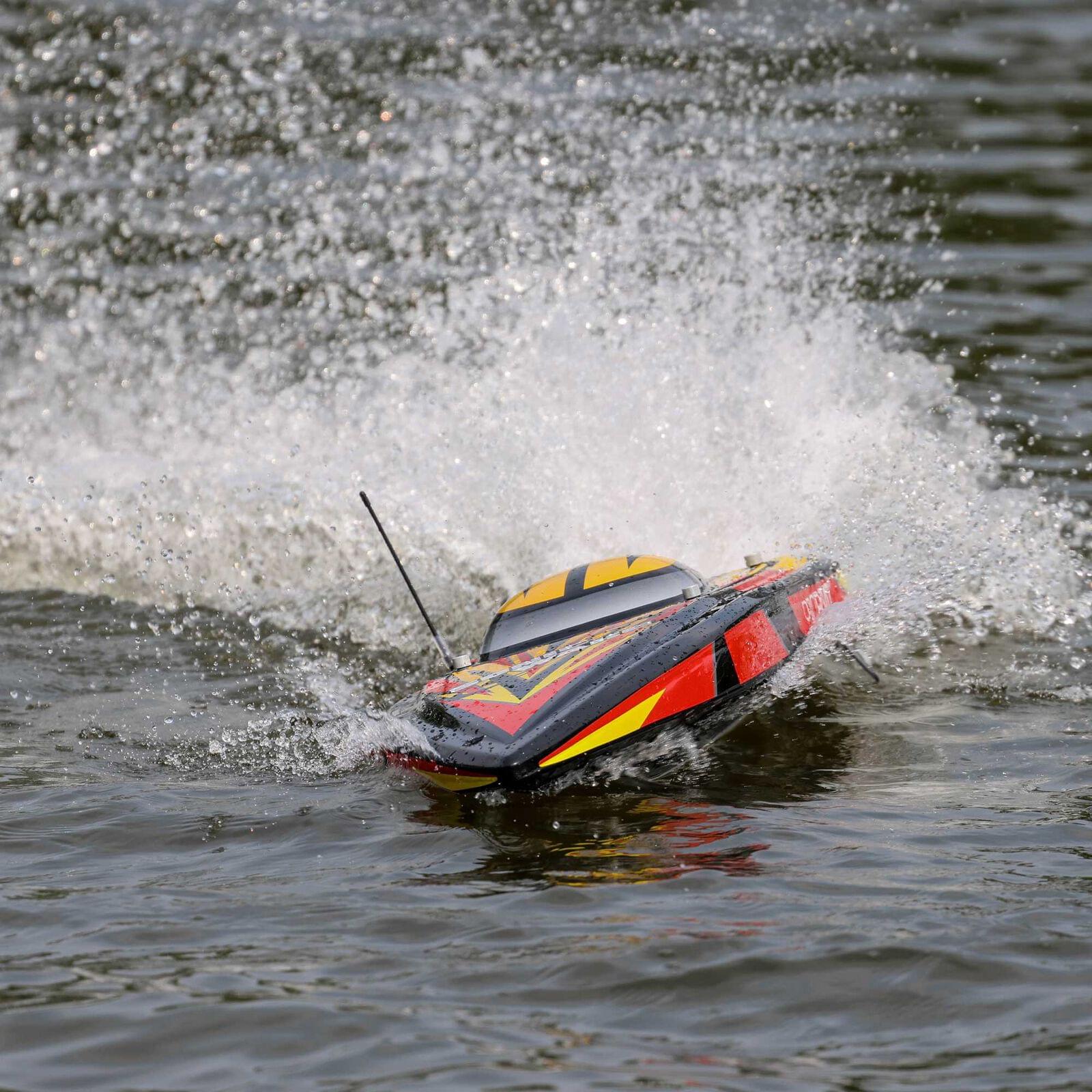 Bateau Télécommandé Sonicwake V2 36" Brushless RTR ProBoat PRB08032V2T1" - Breizh Modélisme.