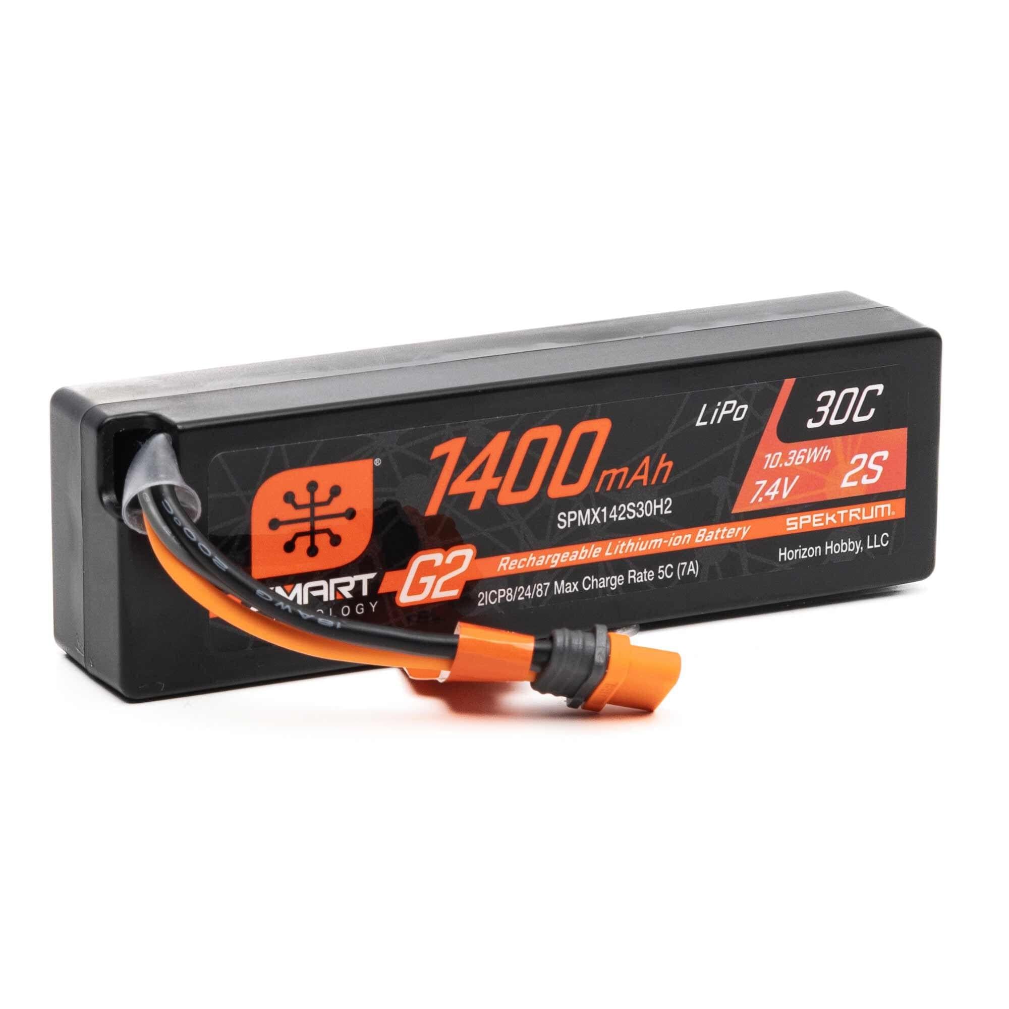 Batterie LiPo Arrma Grom G2 7,4 V 1400 mAh 2S - SPMX142S30H2 - Breizh Modélisme.