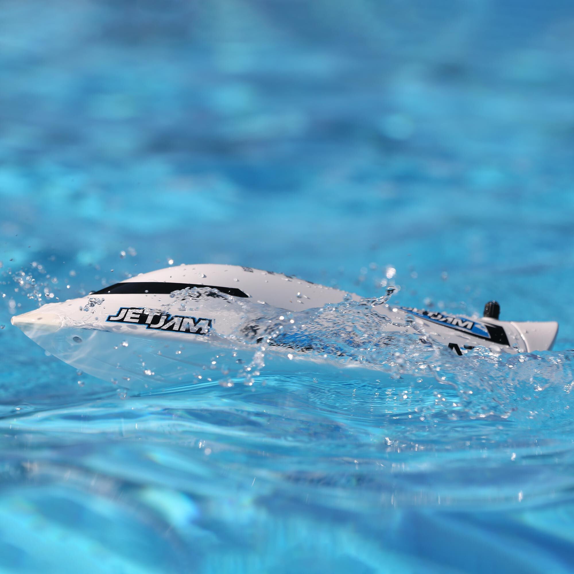 Jet Jam V2 12 blanc Racer brossé RTR PRB08031V2T2" - Breizh Modélisme.