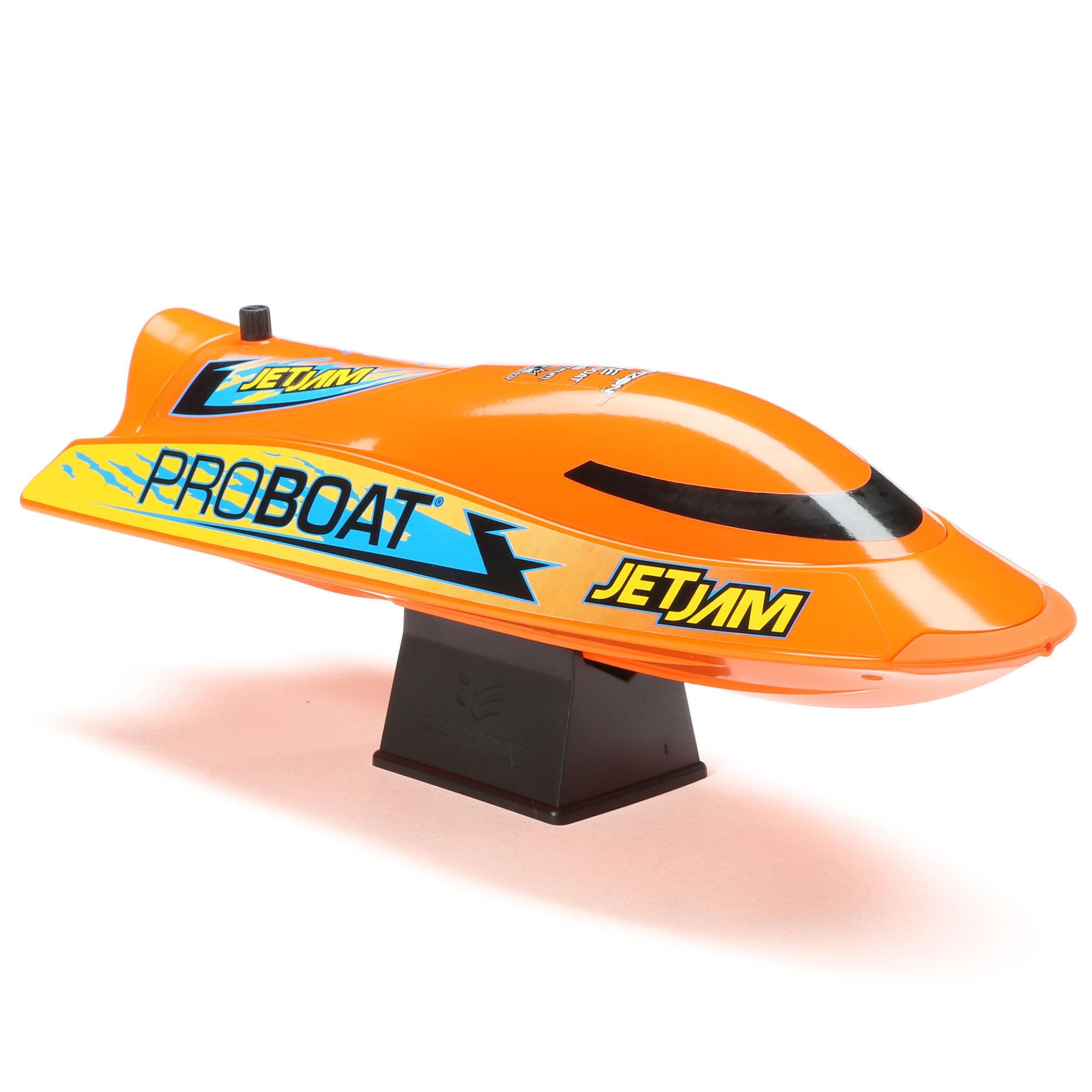 Jet Jam V2 12 orange Racer brossé RTR PRB08031V2T1" - Breizh Modélisme.