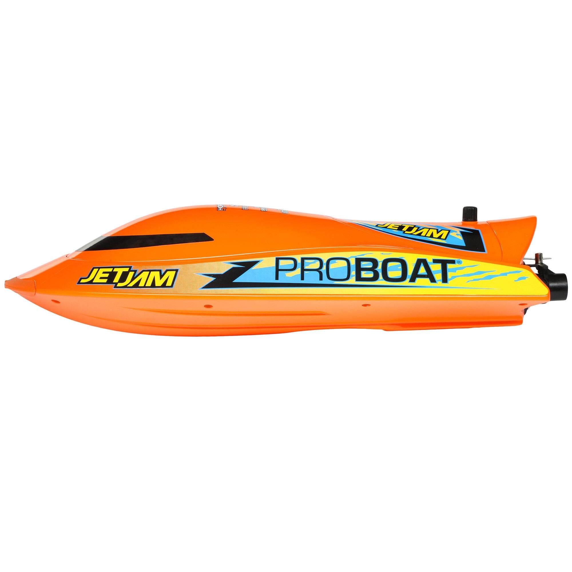Jet Jam V2 12 orange Racer brossé RTR PRB08031V2T1" - Breizh Modélisme.