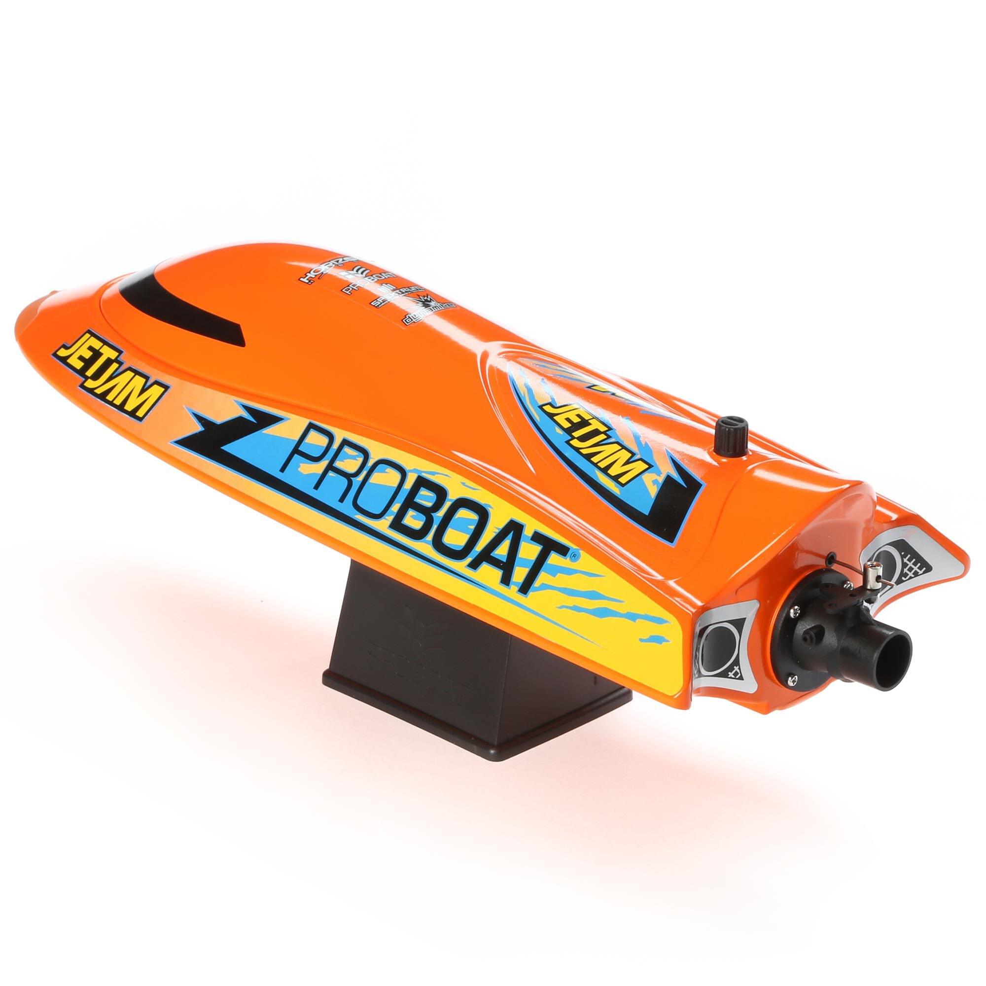 Jet Jam V2 12 orange Racer brossé RTR PRB08031V2T1" - Breizh Modélisme.