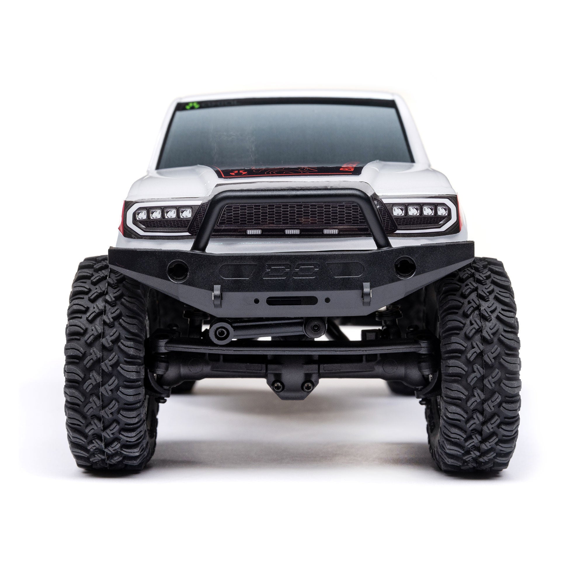 Mini rock crawler SCX24 Base Camp 4WD 1/24 charbon RTR blanc - AXI-1219T1