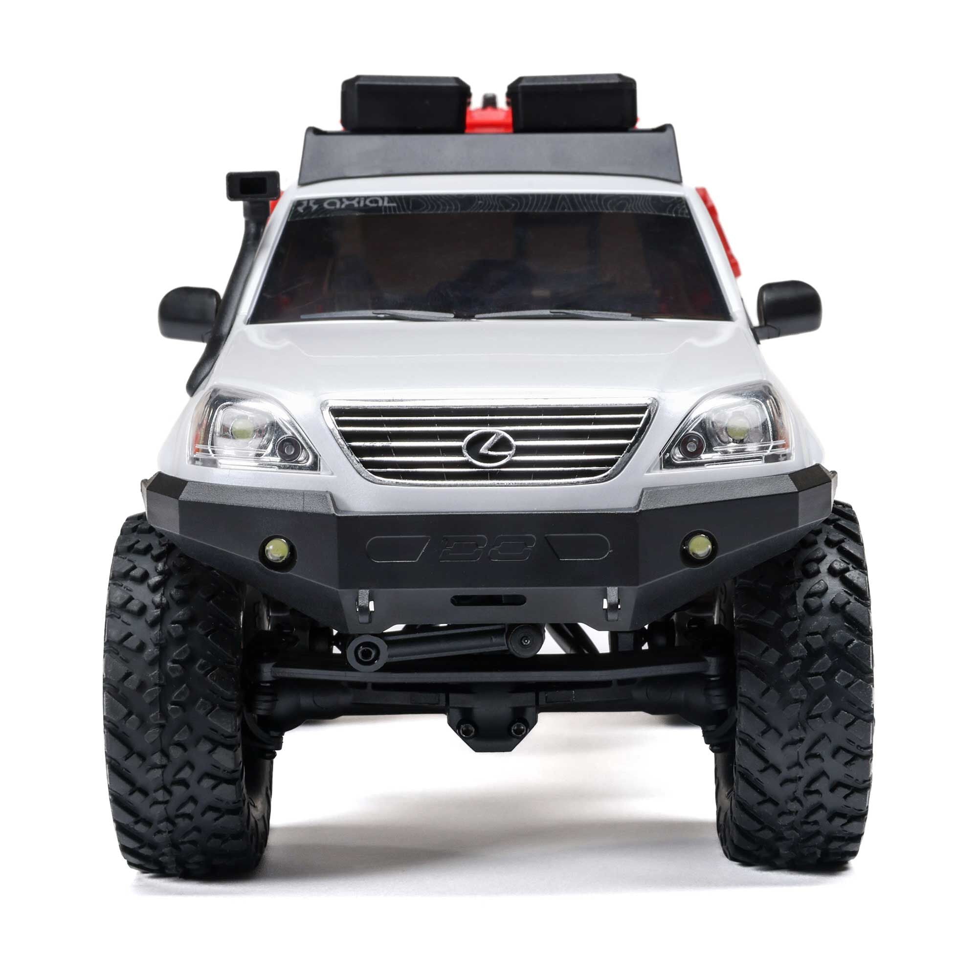 Mini rock crawler SCX24 Lexus GX 470 4X4 1/24 RTR blanc - AXI-1532T1 - Breizh Modélisme.