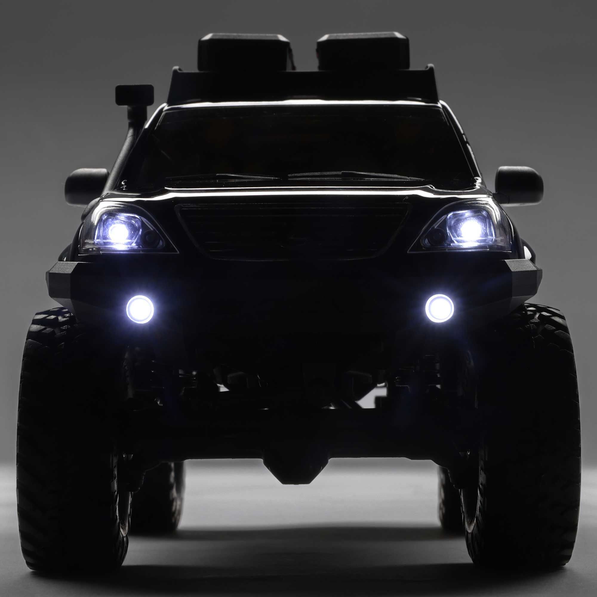Mini rock crawler SCX24 Lexus GX 470 4X4 1/24 RTR noir - AXI-1532T3 - Breizh Modélisme.
