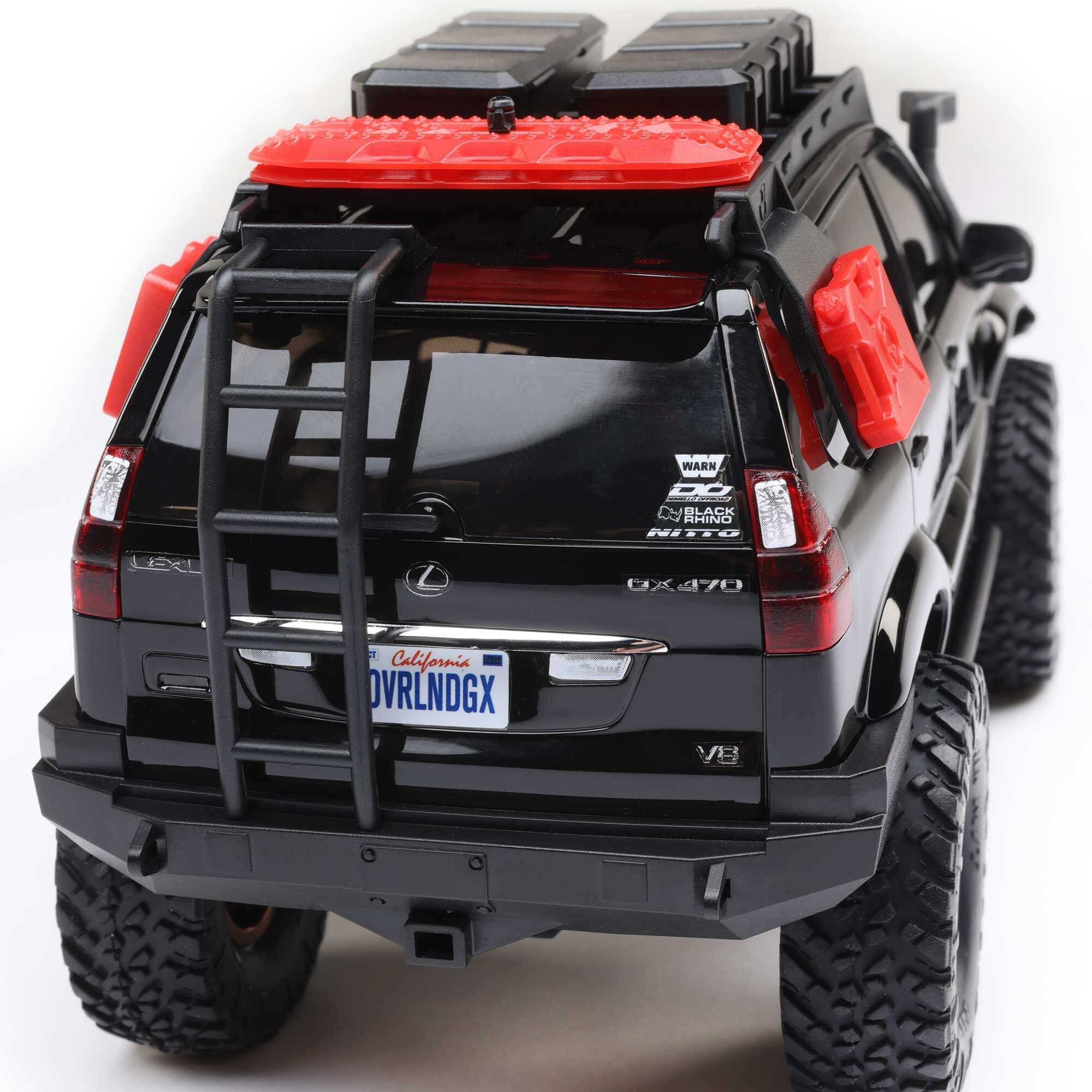 Mini rock crawler SCX24 Lexus GX 470 4X4 1/24 RTR noir - AXI-1532T3 - Breizh Modélisme.