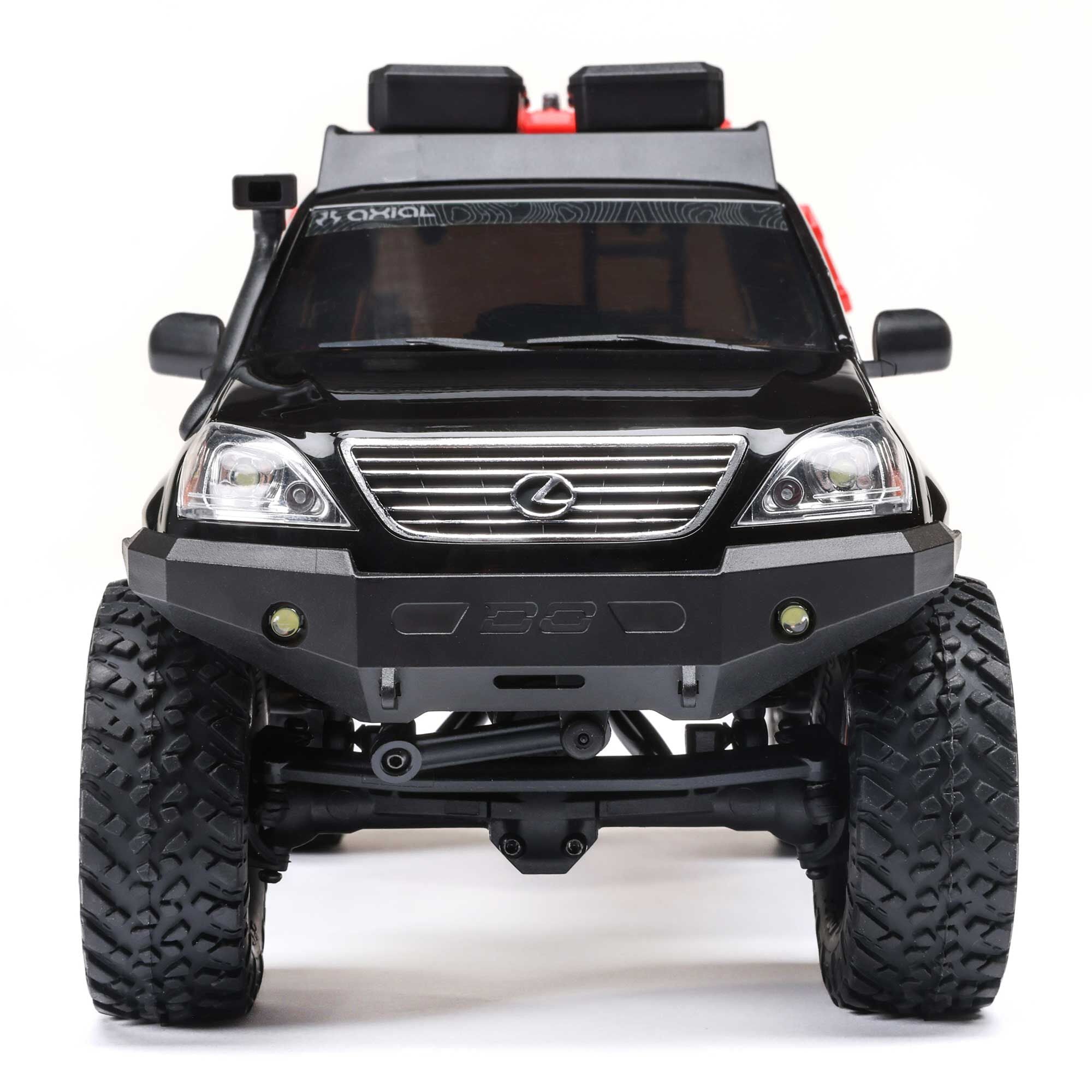 Mini rock crawler SCX24 Lexus GX 470 4X4 1/24 RTR noir - AXI-1532T3 - Breizh Modélisme.