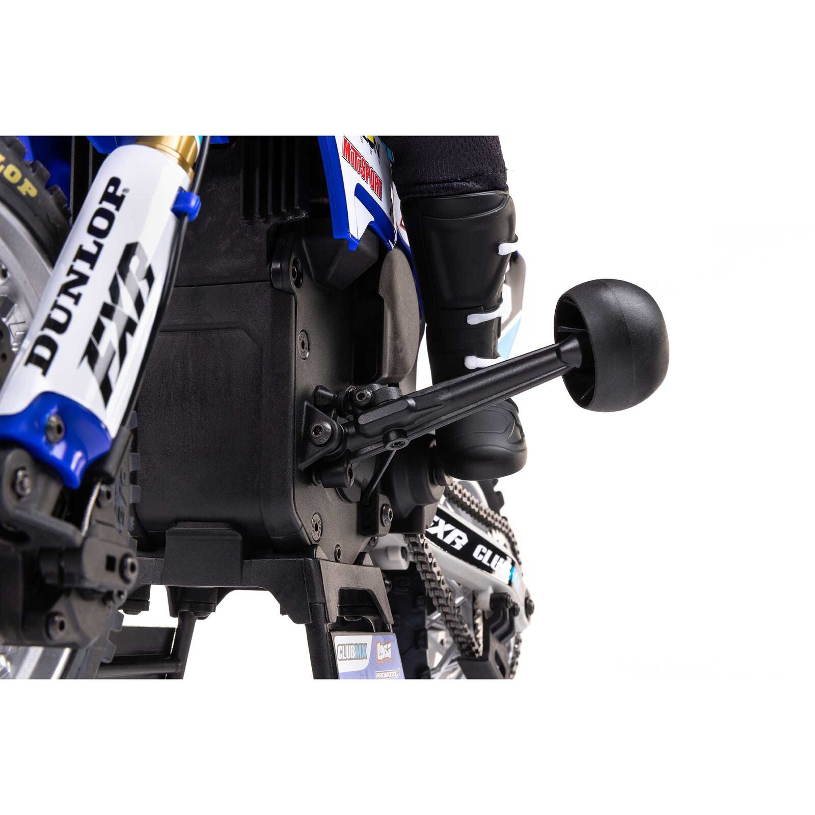 Moto RC Losi 1/4 Promoto-MX Motorrad RTR, Club MX LOS06000T2 bleu - Breizh Modélisme.