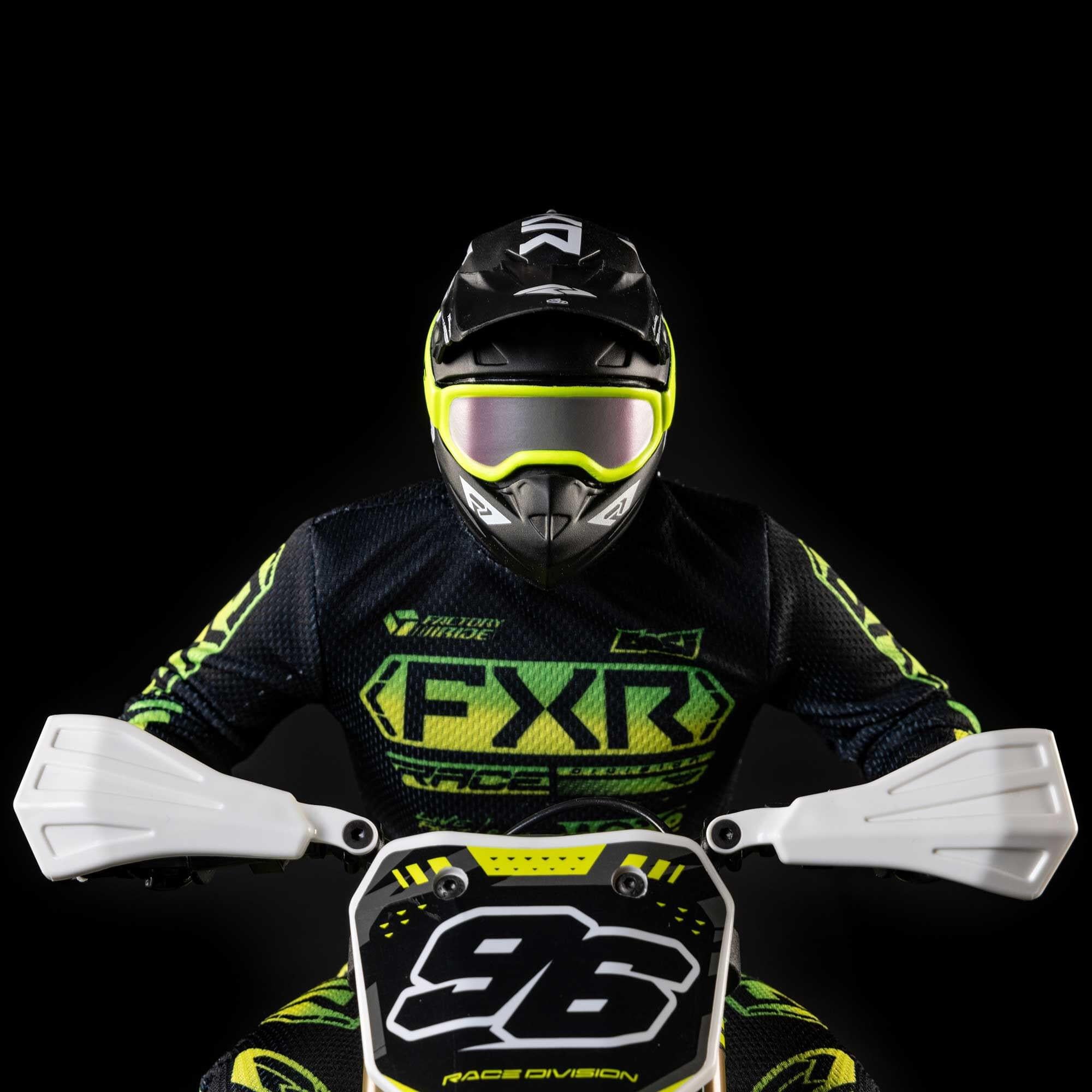 Moto RC Losi 1/4 Promoto-SM FXR RTR blanc - LOS-2272 - Breizh Modélisme.