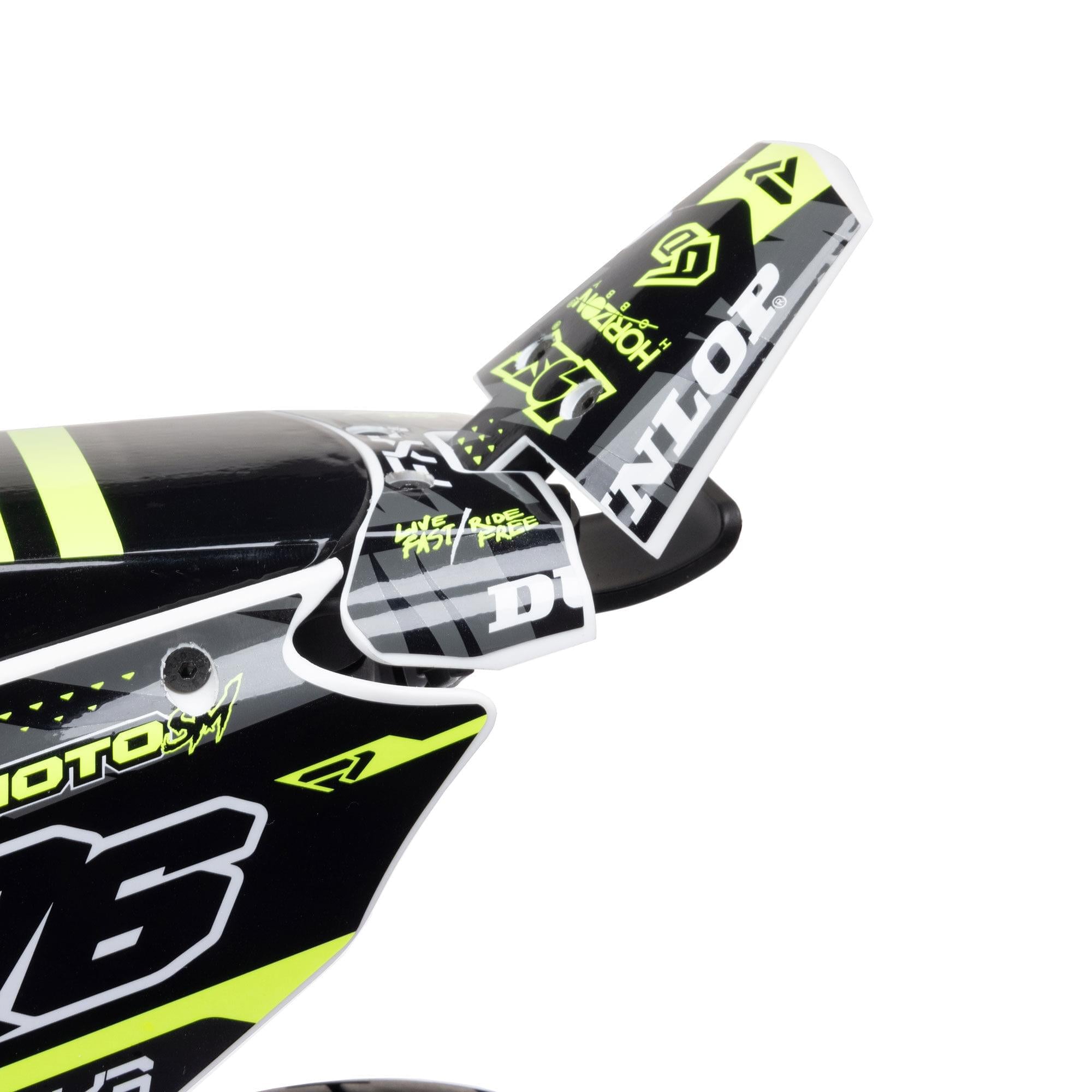 Moto RC Losi 1/4 Promoto-SM FXR RTR blanc - LOS-2272 - Breizh Modélisme.