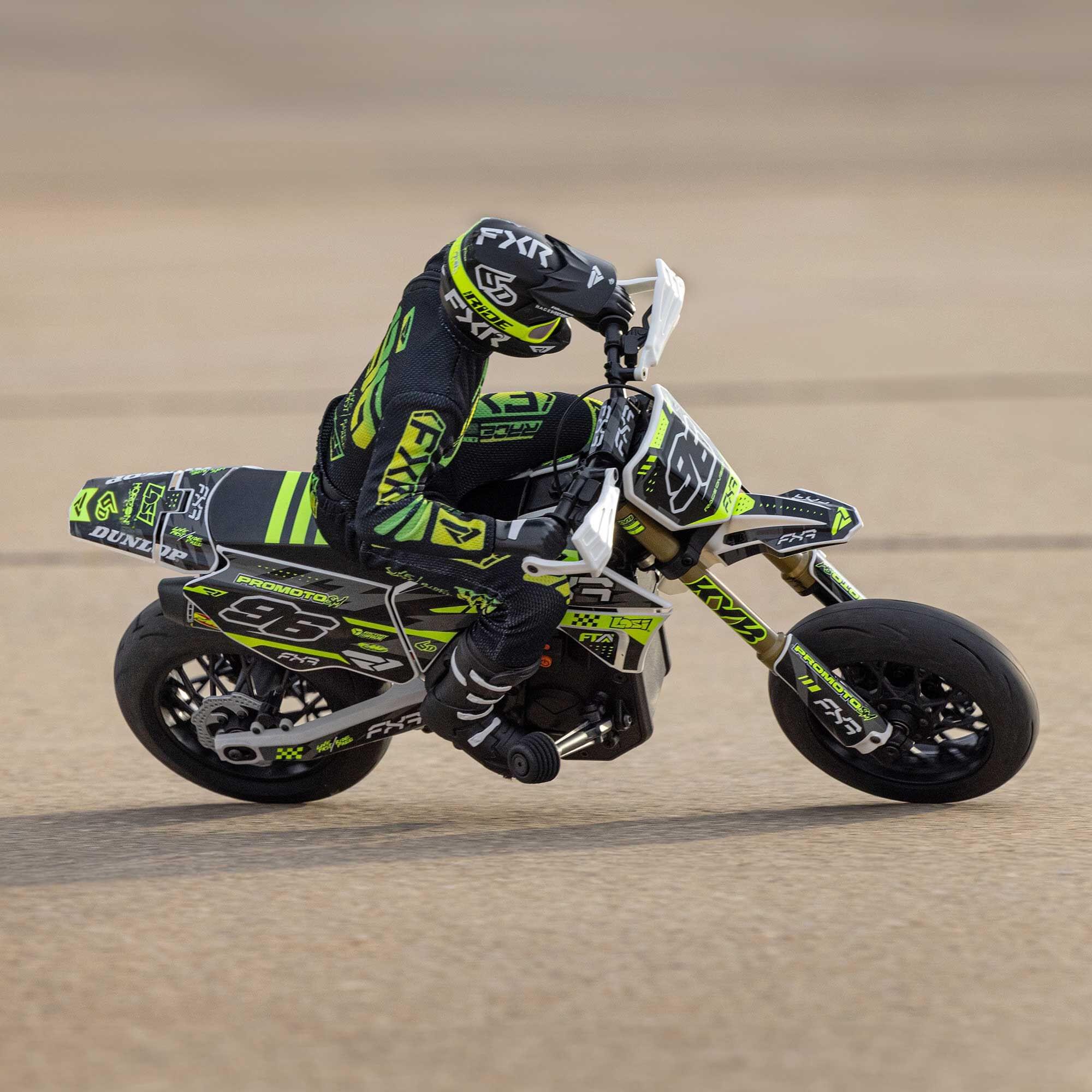 Moto RC Losi 1/4 Promoto-SM FXR RTR blanc - LOS-2272