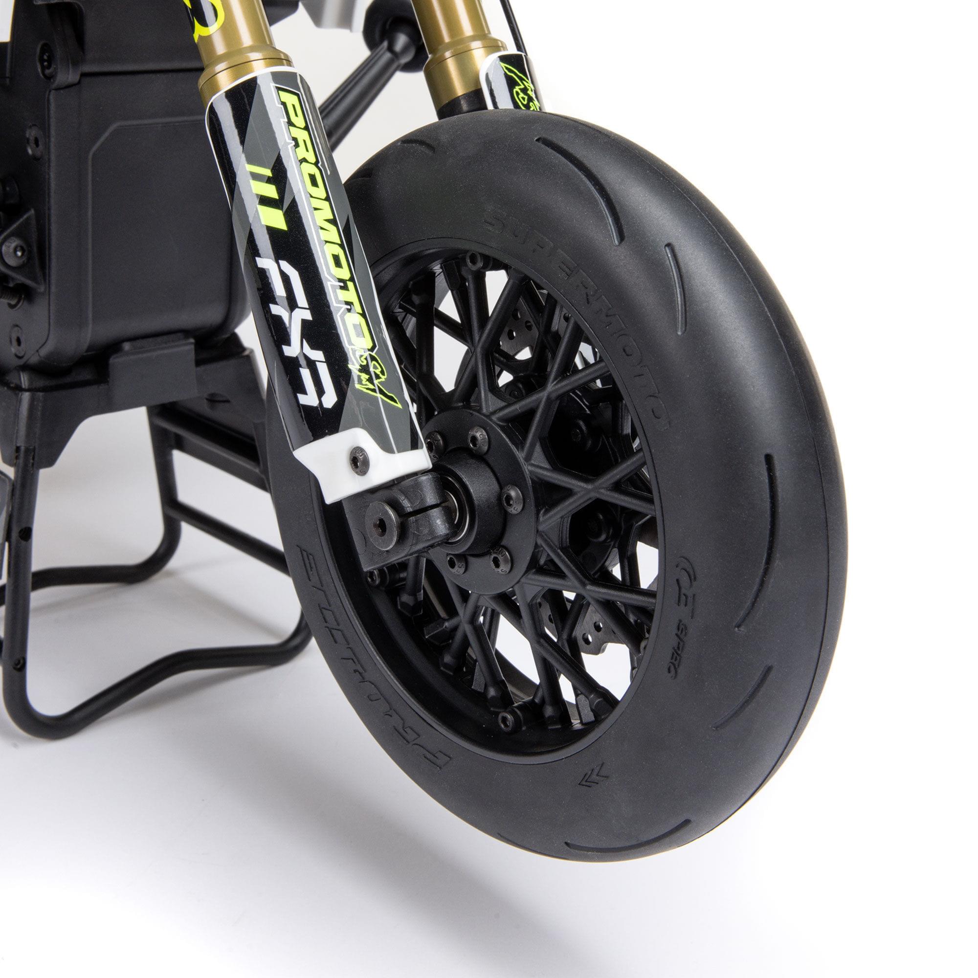 Moto RC Losi 1/4 Promoto-SM FXR RTR blanc - LOS-2272 - Breizh Modélisme.