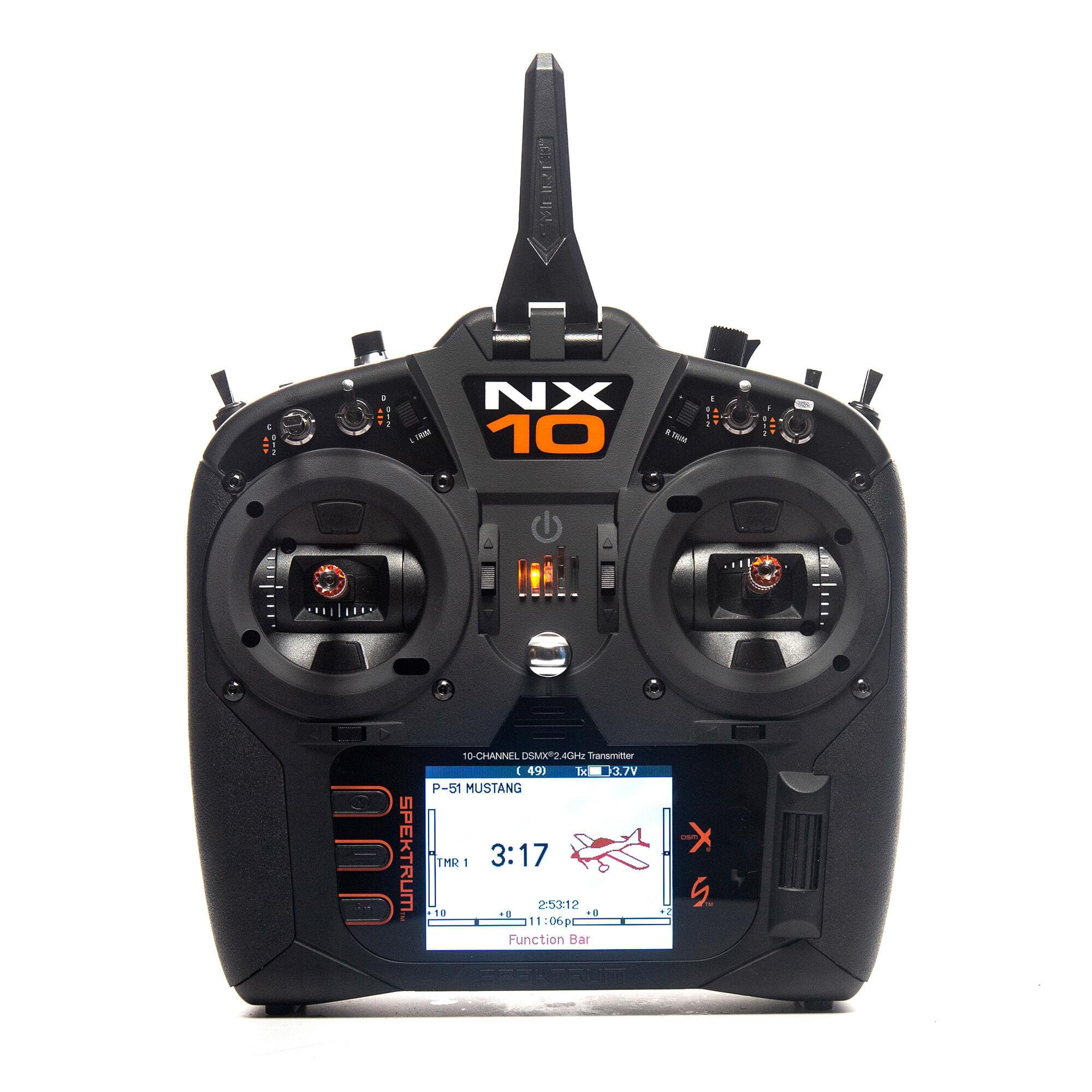 Radio Spektrum DSMX NX10 10 voies - SPMR10100EU - Breizh Modélisme.