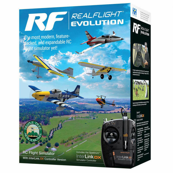 RealFlight Evolution RC Flight Simulateur avec radiocommande (RFL2000) - Breizh Modélisme.