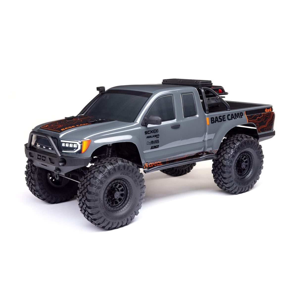 Rock crawler 1/10 SCX10 III Base Camp 4X4 RTR gris AXI-1375T2 - Breizh Modélisme.