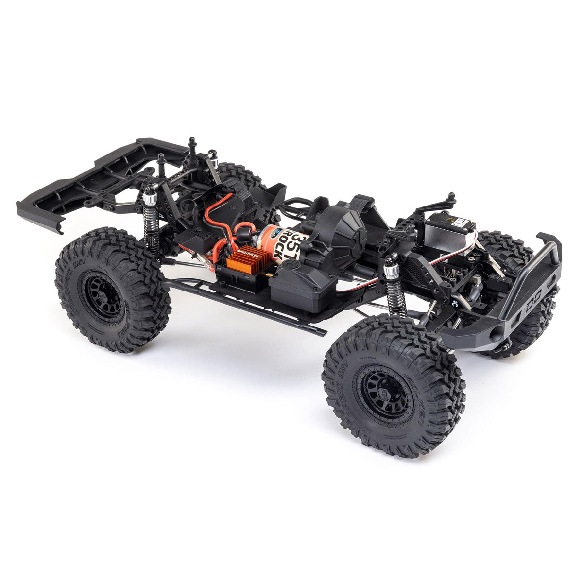 Rock crawler 1/10 SCX10 III Base Camp 4X4 RTR gris AXI-1375T2 - Breizh Modélisme.