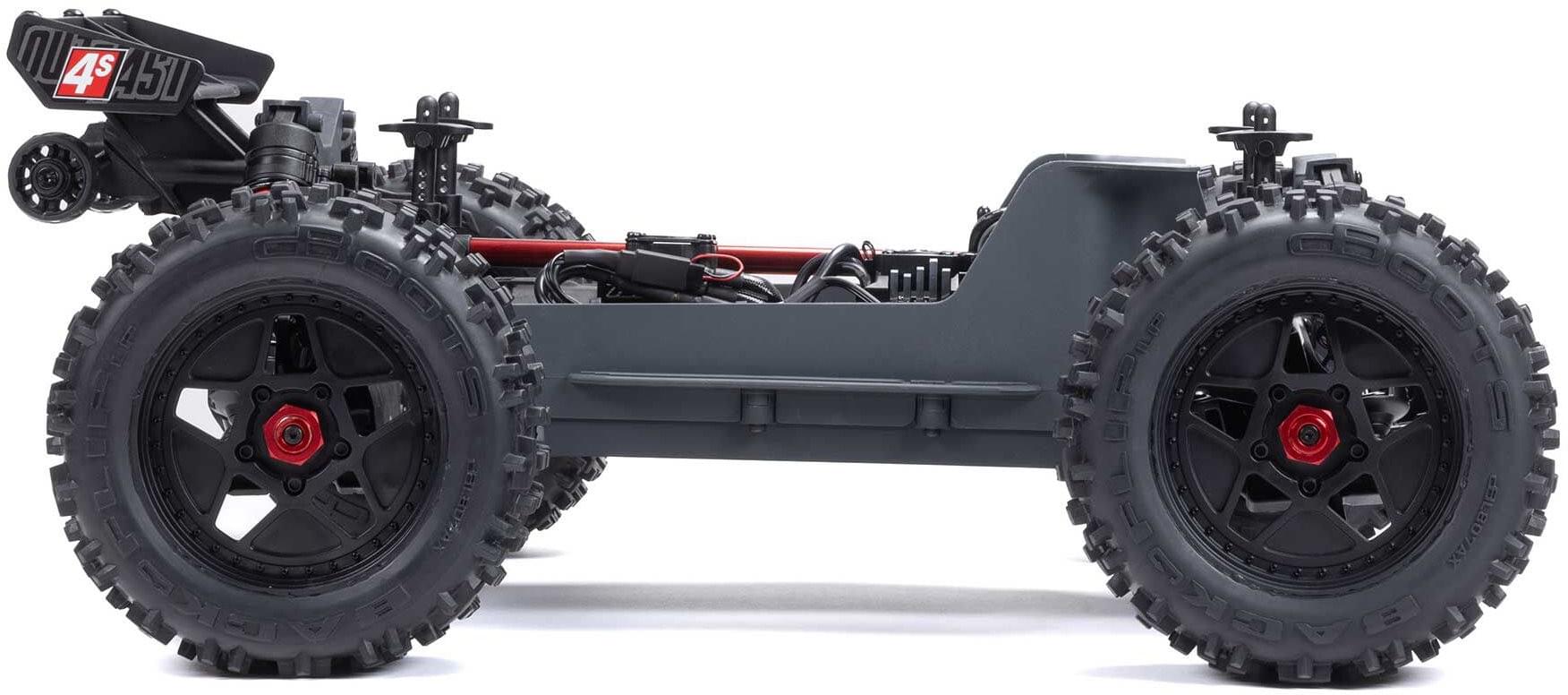 Arrma 1/10 Outcast 4S V2 4x4 BLX Stunt Truck RTR - ARA4410V2T3 - Breizh Modélisme.