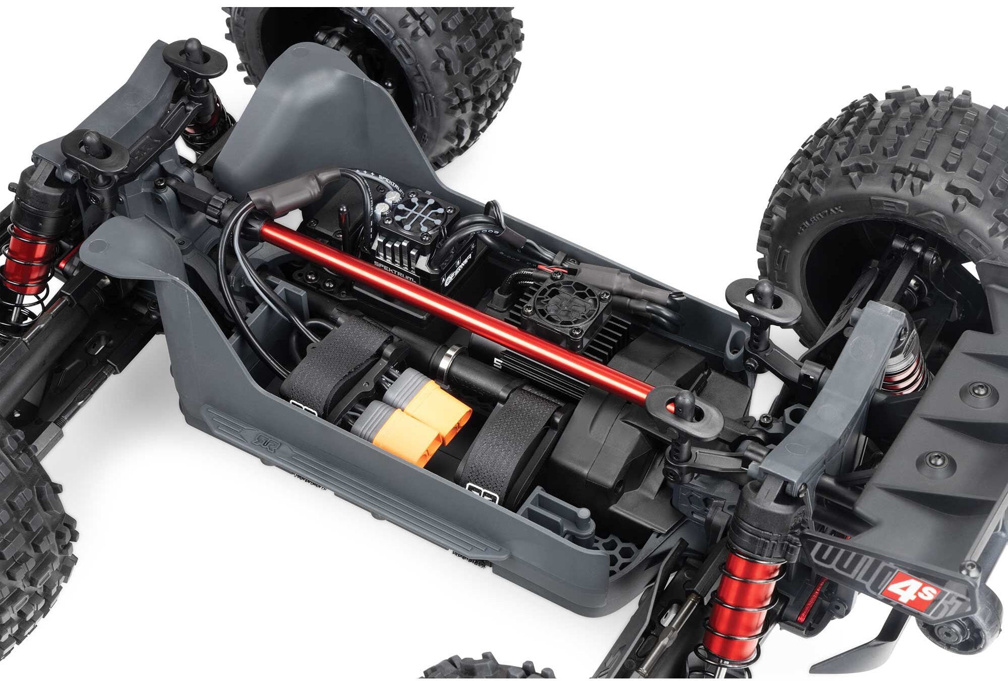 Arrma 1/10 Outcast 4S V2 4x4 BLX Stunt Truck RTR - ARA4410V2T3 - Breizh Modélisme.
