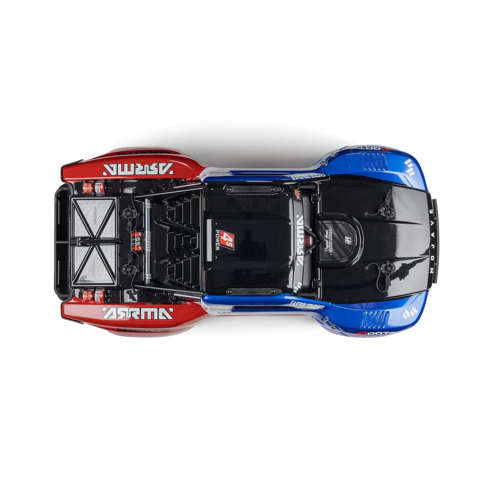 Arrma 1/8 Mojave 4S 4x4 BLX Desert Truck RTR bleu - ARA4404T2 - Breizh Modélisme.