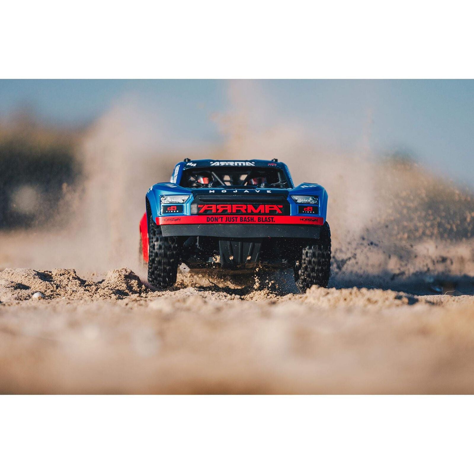 Arrma 1/8 Mojave 4S 4x4 BLX Desert Truck RTR bleu - ARA4404T2 - Breizh Modélisme.