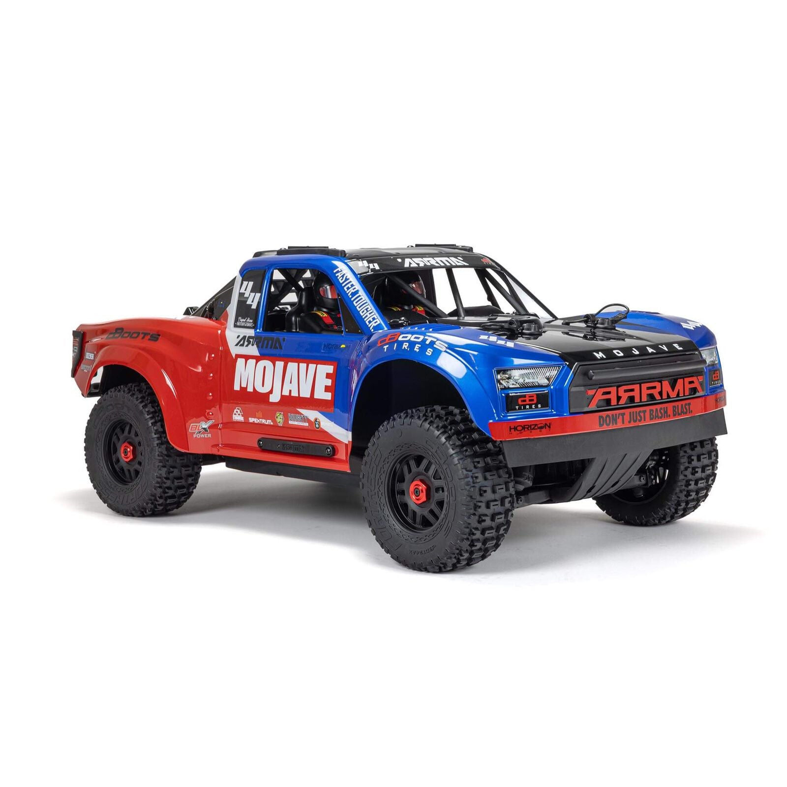 Arrma 1/8 Mojave 4S 4x4 BLX Desert Truck RTR bleu - ARA4404T2 - Breizh Modélisme.