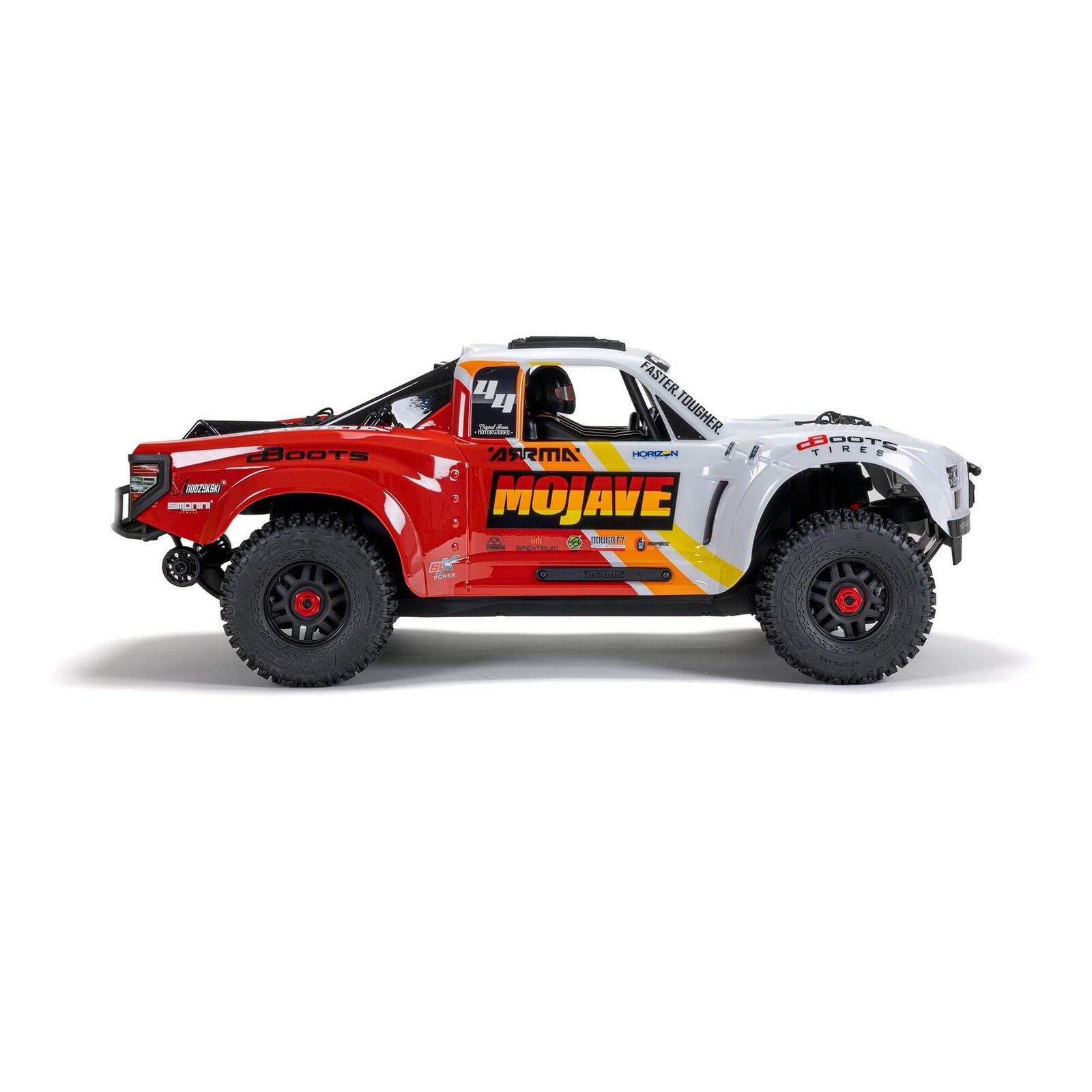 Arrma 1/8 Mojave 4S 4x4 BLX Desert Truck RTR, White - ARA4404T1 - Breizh Modélisme.