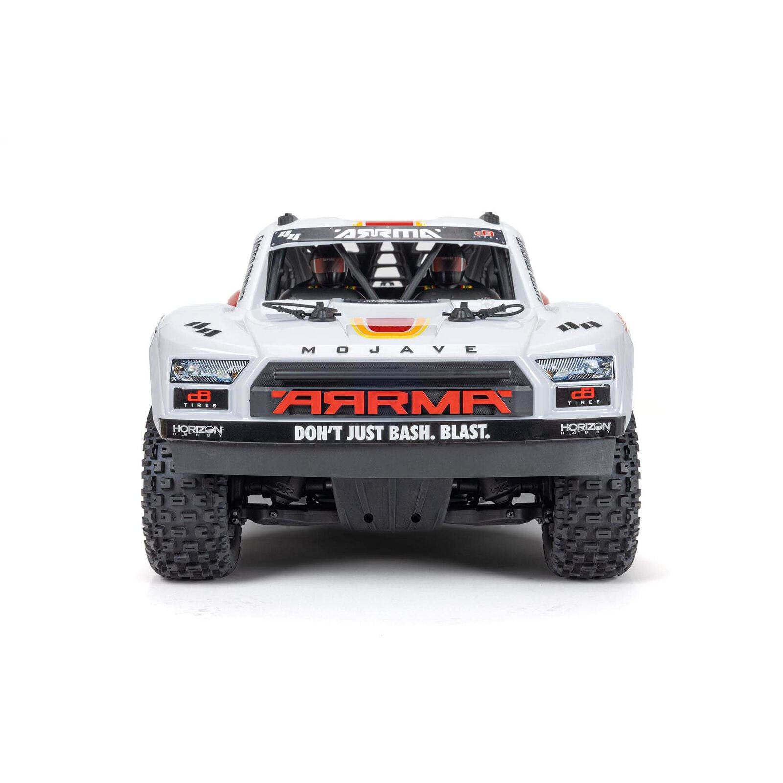Arrma 1/8 Mojave 4S 4x4 BLX Desert Truck RTR, White - ARA4404T1 - Breizh Modélisme.