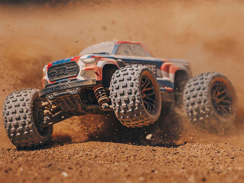 Arrma Granite Grom 4WD 1/18 RTR Truck RC bleu ARA2102T1 - Breizh Modélisme.