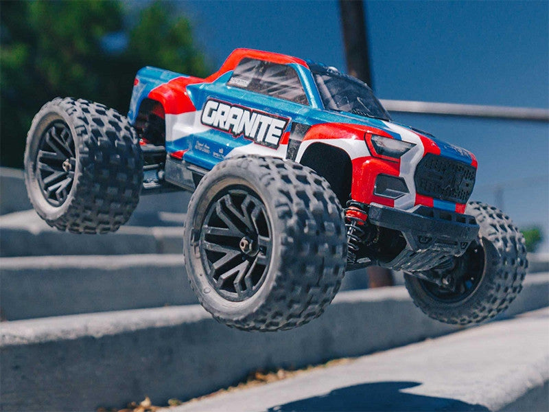 Arrma Granite Grom 4WD 1/18 RTR Truck RC bleu ARA2102T1 - Breizh Modélisme.