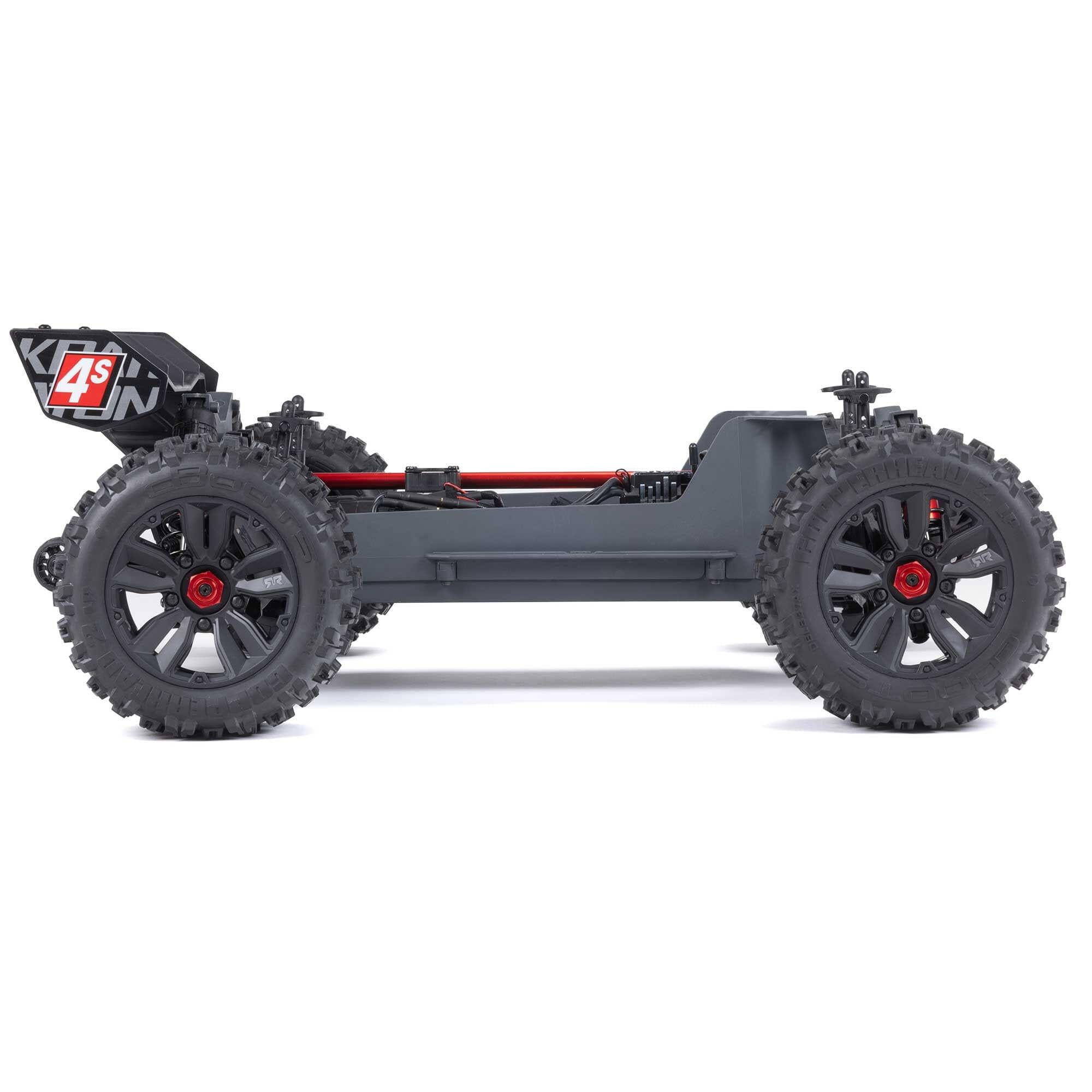 Arrma Kraton 1/10 4X4 4S V2 BLX Monster truck RTR Rouge - Breizh Modélisme.