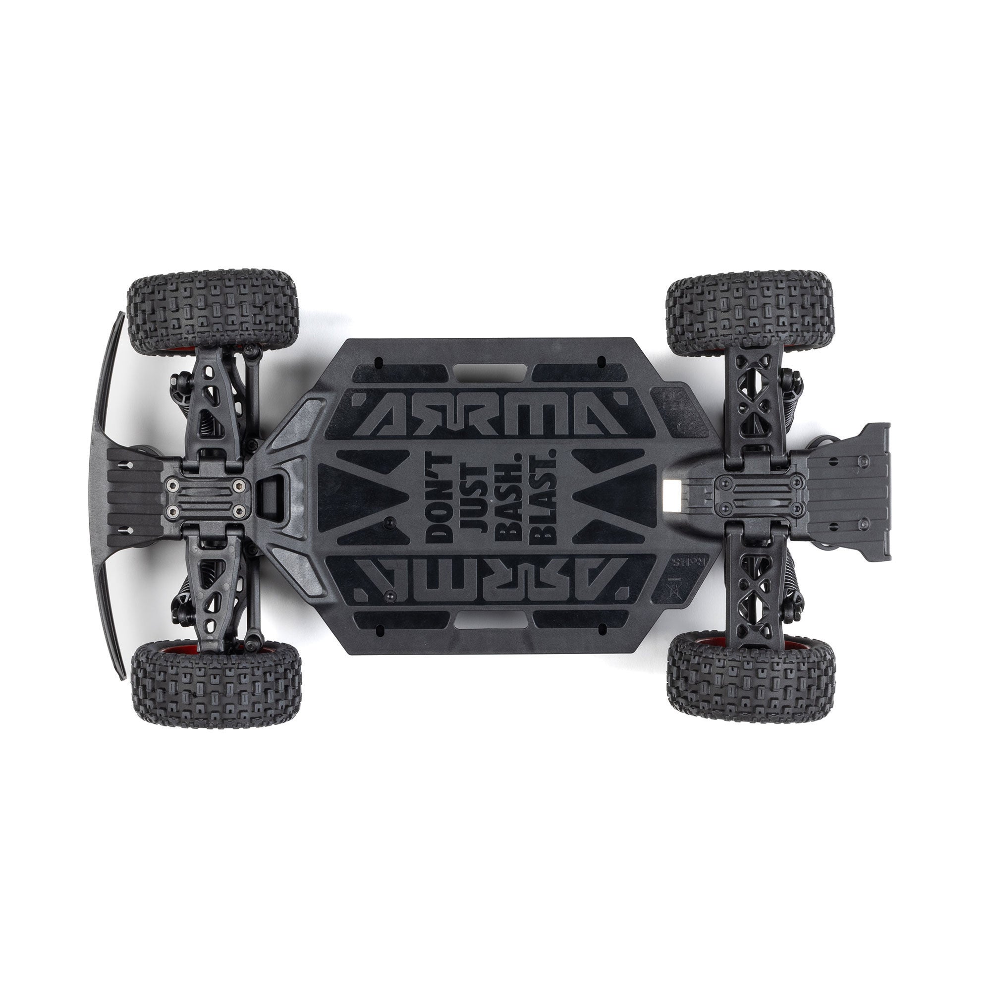 Arrma Mojave Grom Mega 1/16 380 4X4 Small Scale Desert Truck RTR blanc/bleu - Breizh Modélisme.